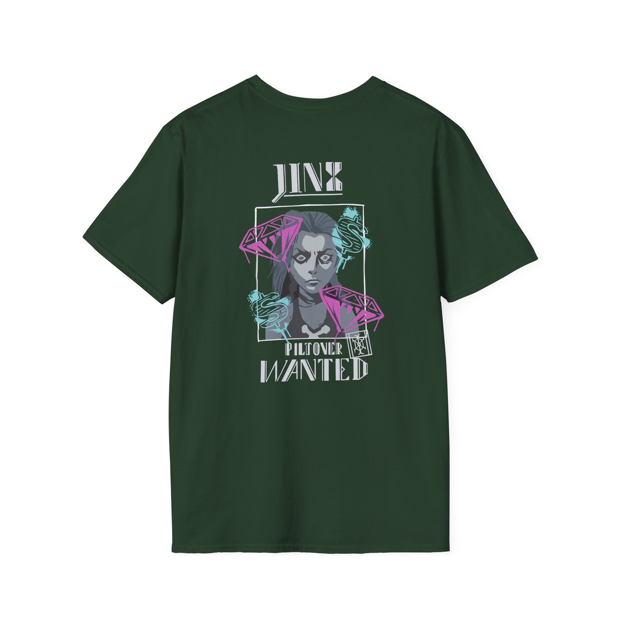 Jinx Arcane Unisex Softstyle T-Shirt