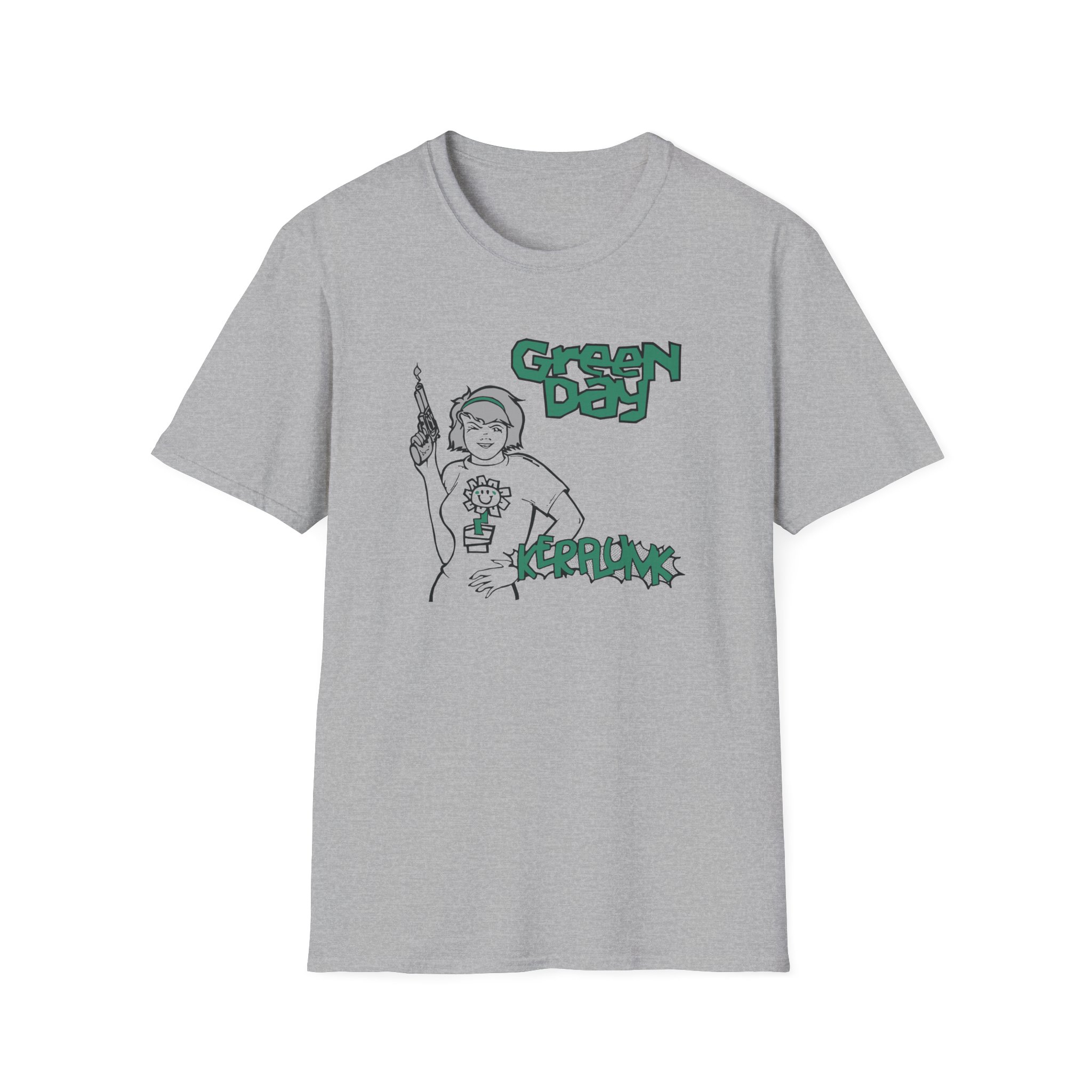 Green Day Kerplunk Baseball Unisex Softstyle T-Shirt