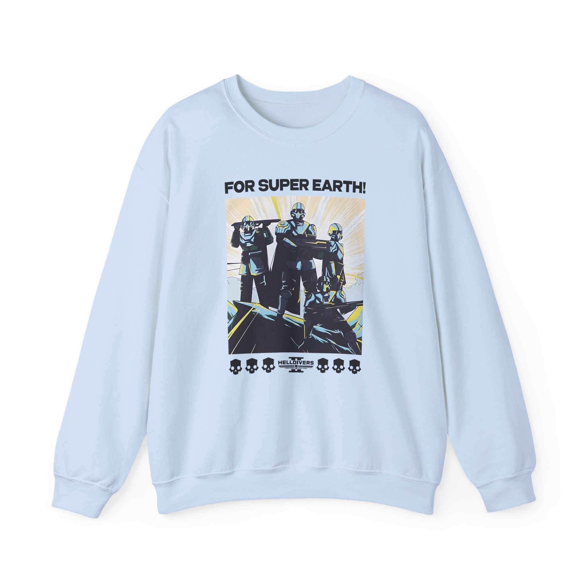 Helldivers for Democracy Unisex Heavy Blendâ„¢ Crewneck Sweatshirt