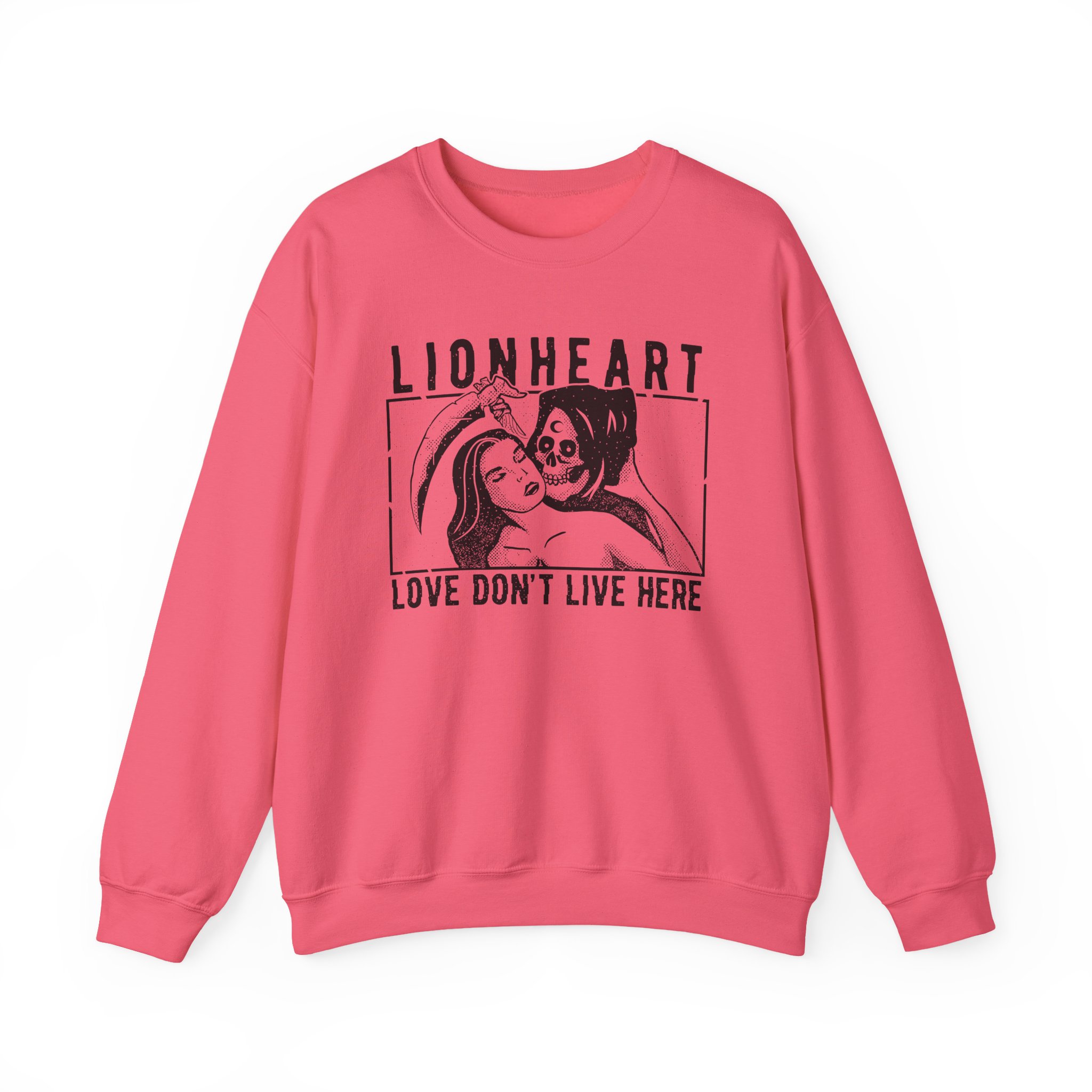 Lionheart "Love Don't Reaper" Unisex Heavy Blendâ„¢ Crewneck Sweatshirt