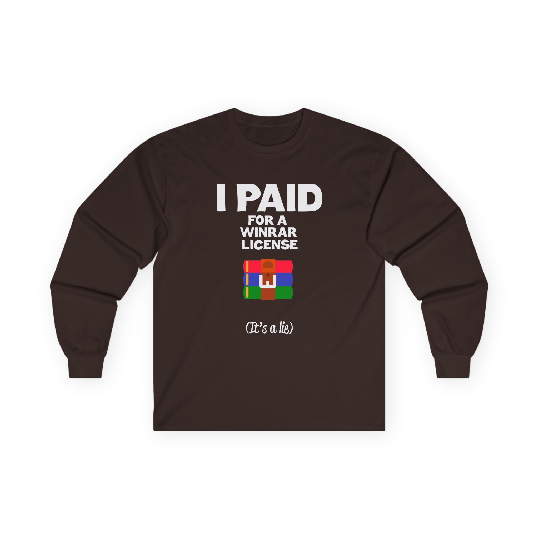 Winrar I Paid for a License Unisex Ultra Cotton Long Sleeve Tee