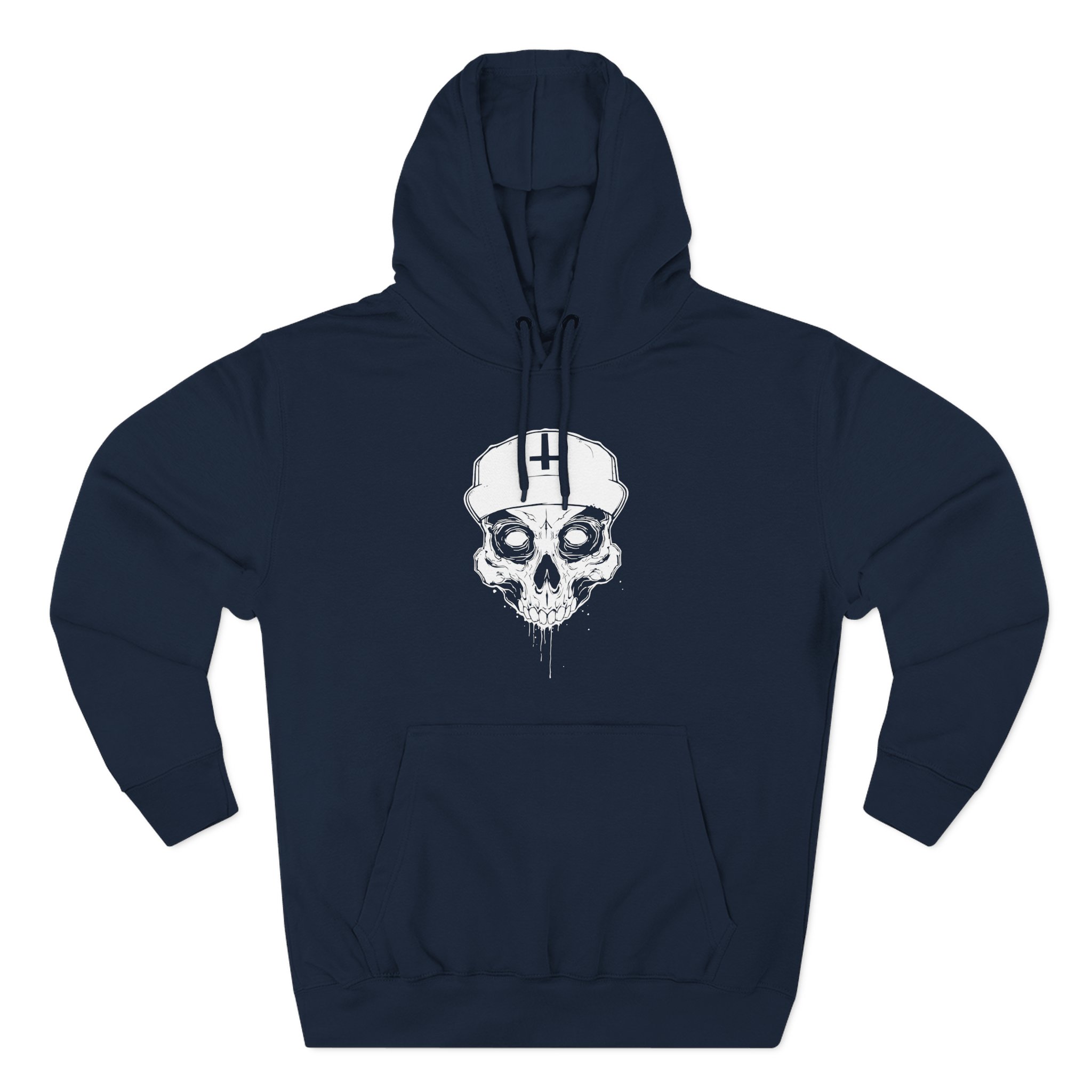 Salmo Skull Three-Panel Fleece Hoodie