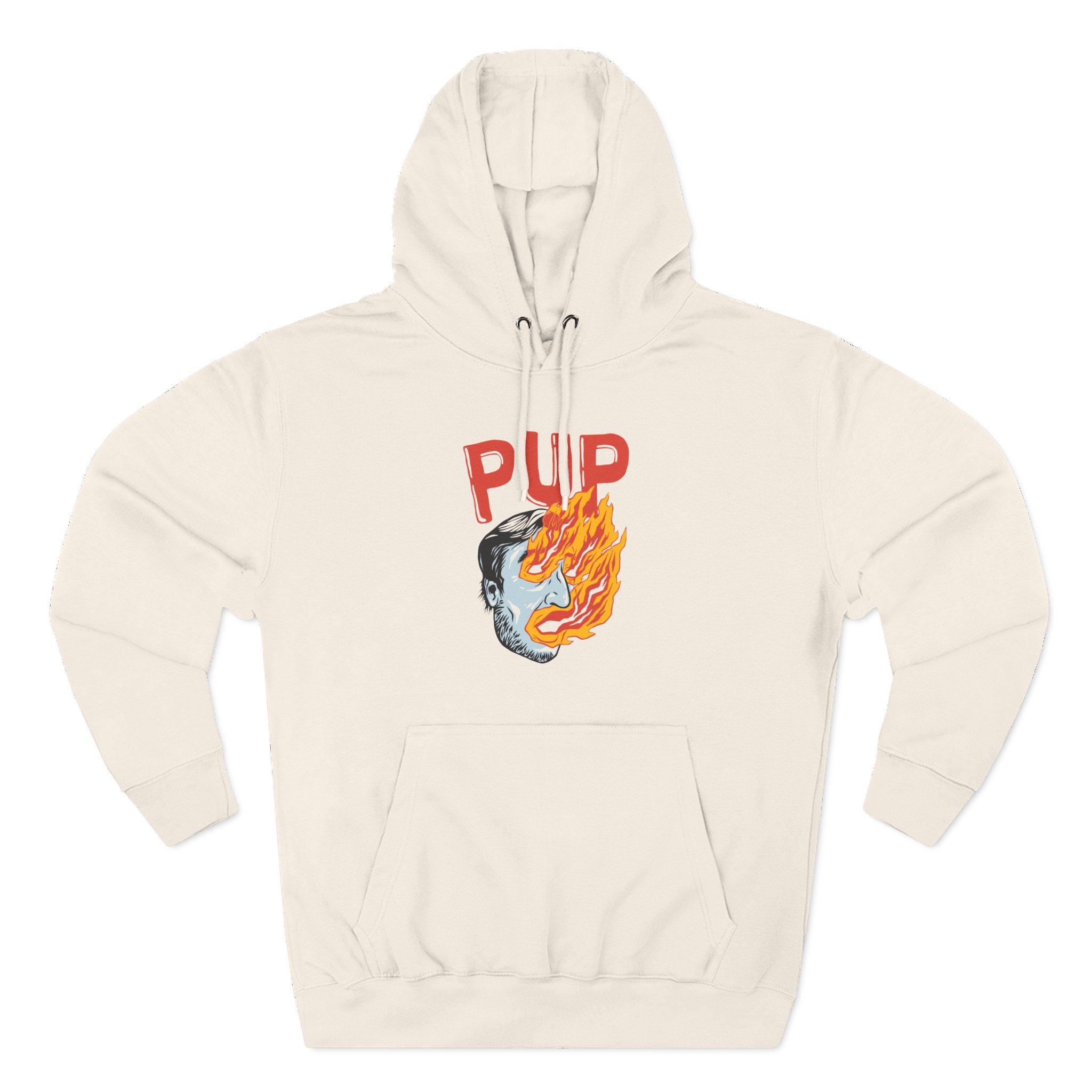 Pup I Hope the World Explodes Three-Panel Fleece Hoodie