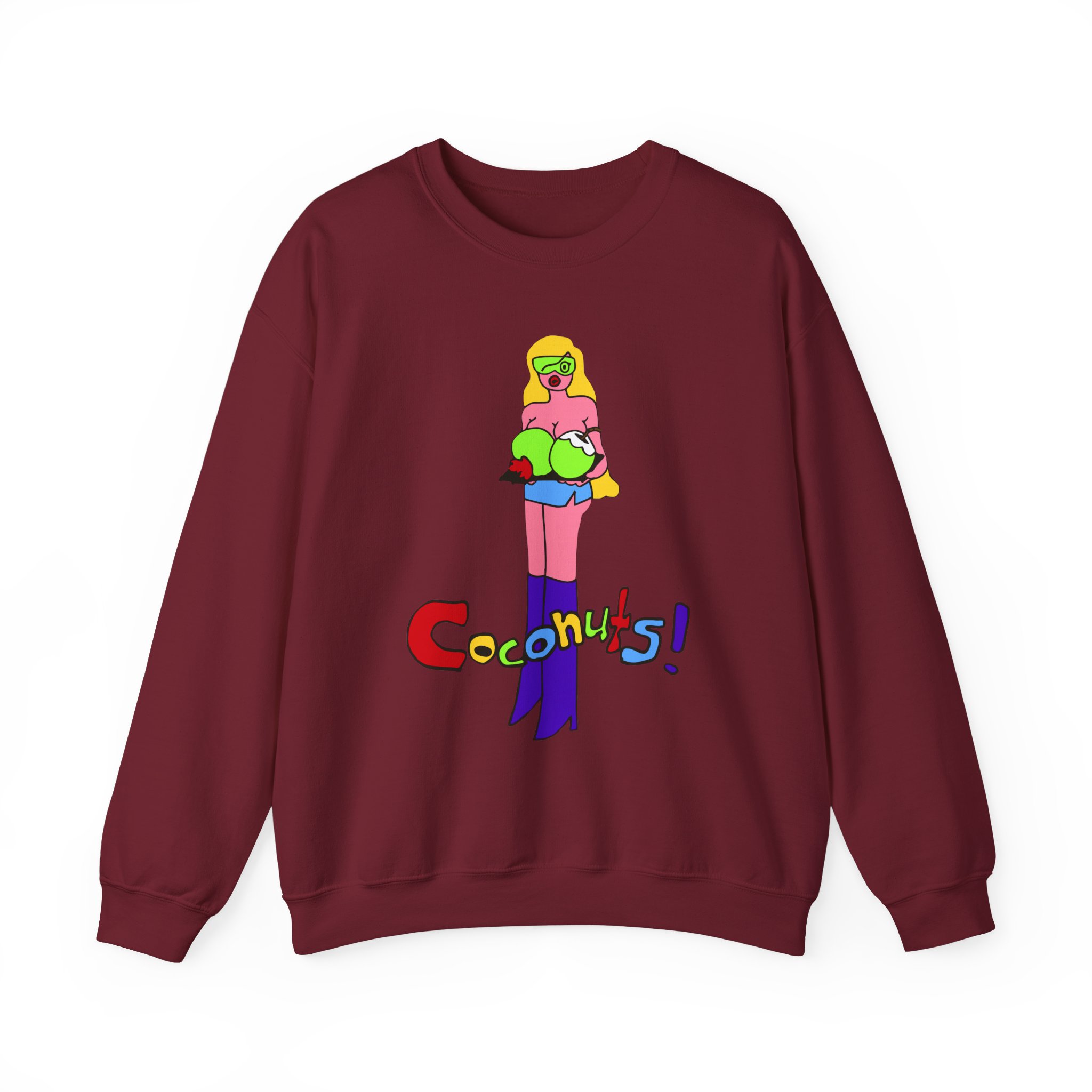 Kim Petras Coconuts Unisex Heavy Blendâ„¢ Crewneck Sweatshirt