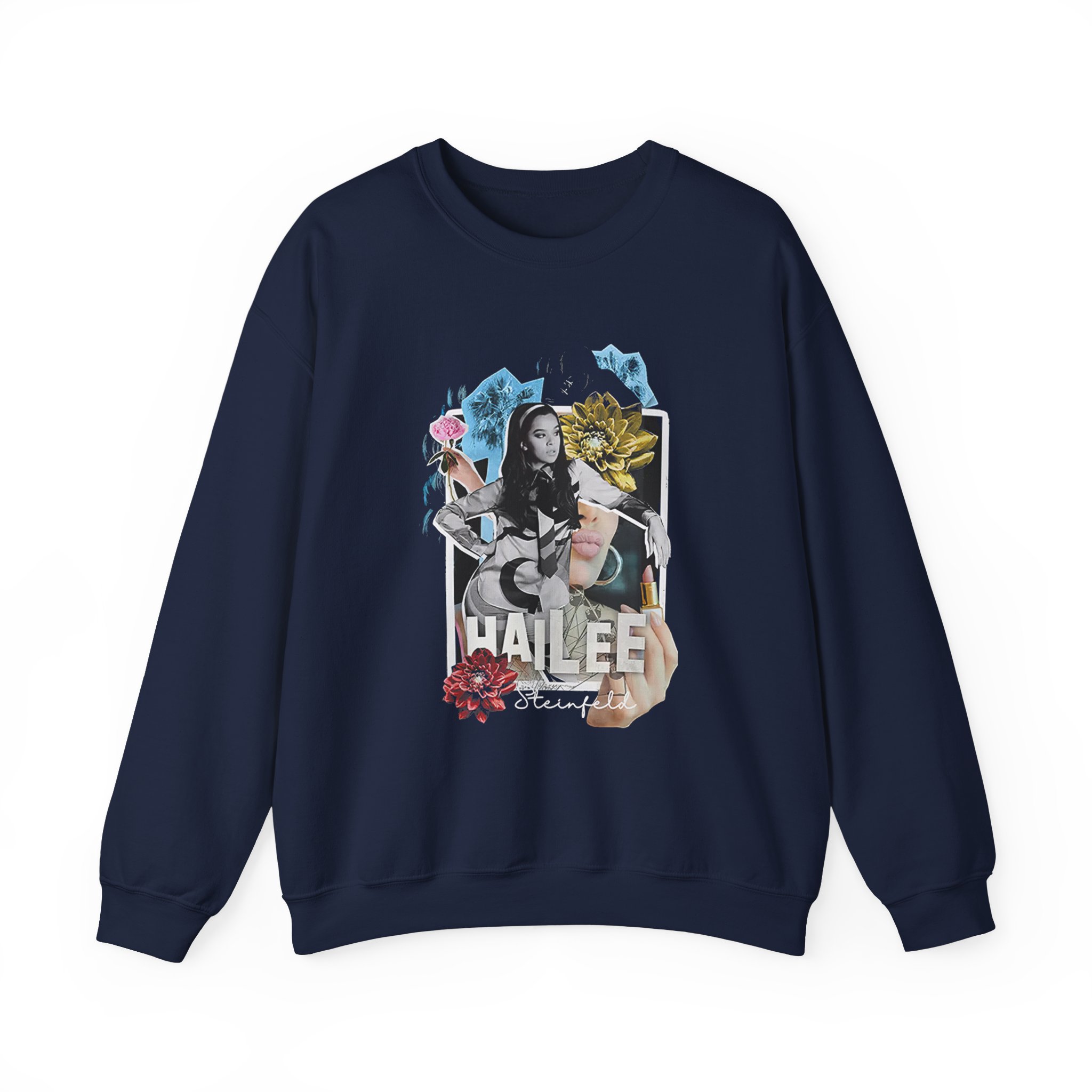 Hailee Steinfeld Retro Collage Unisex Heavy Blendâ„¢ Crewneck Sweatshirt