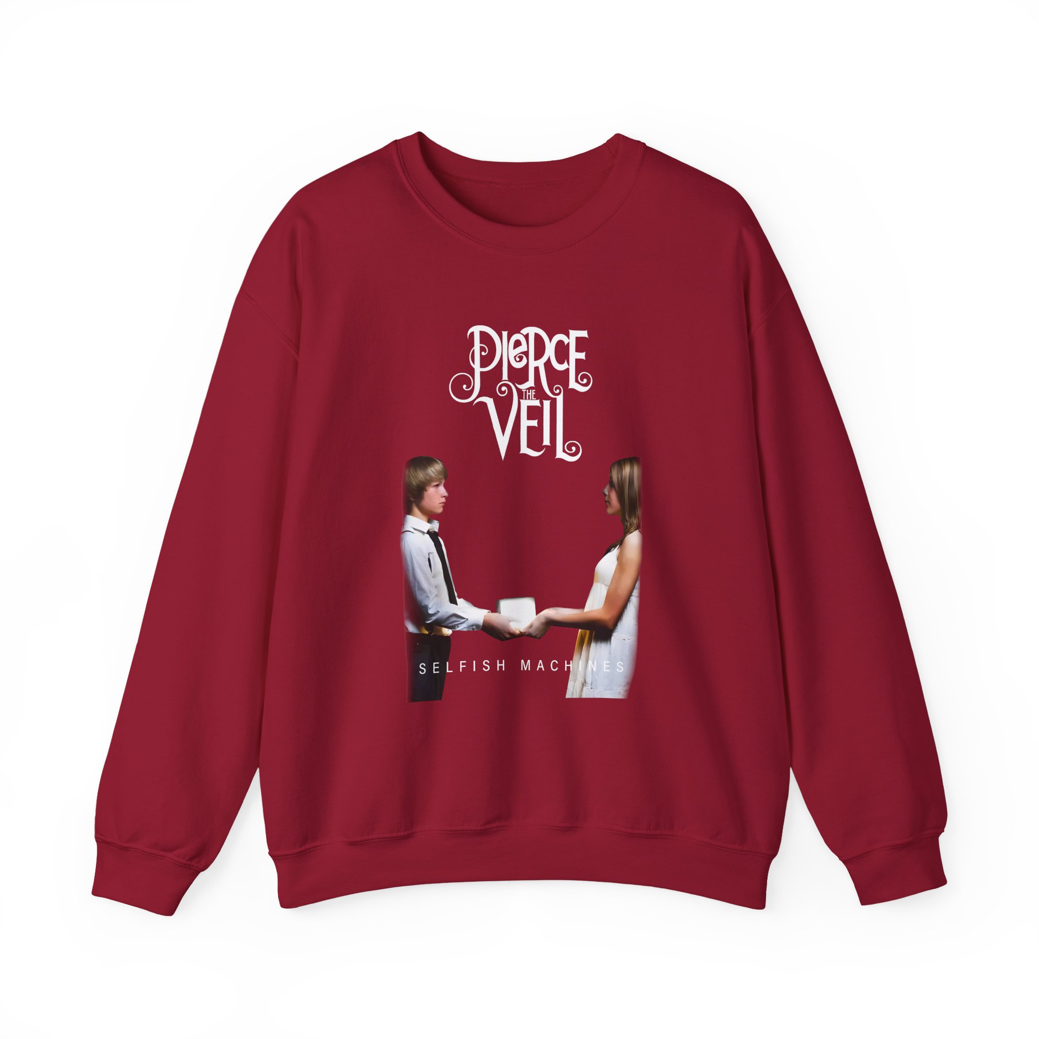 Pierce the Veil Selfish Machines Unisex Heavy Blendâ„¢ Crewneck Sweatshirt