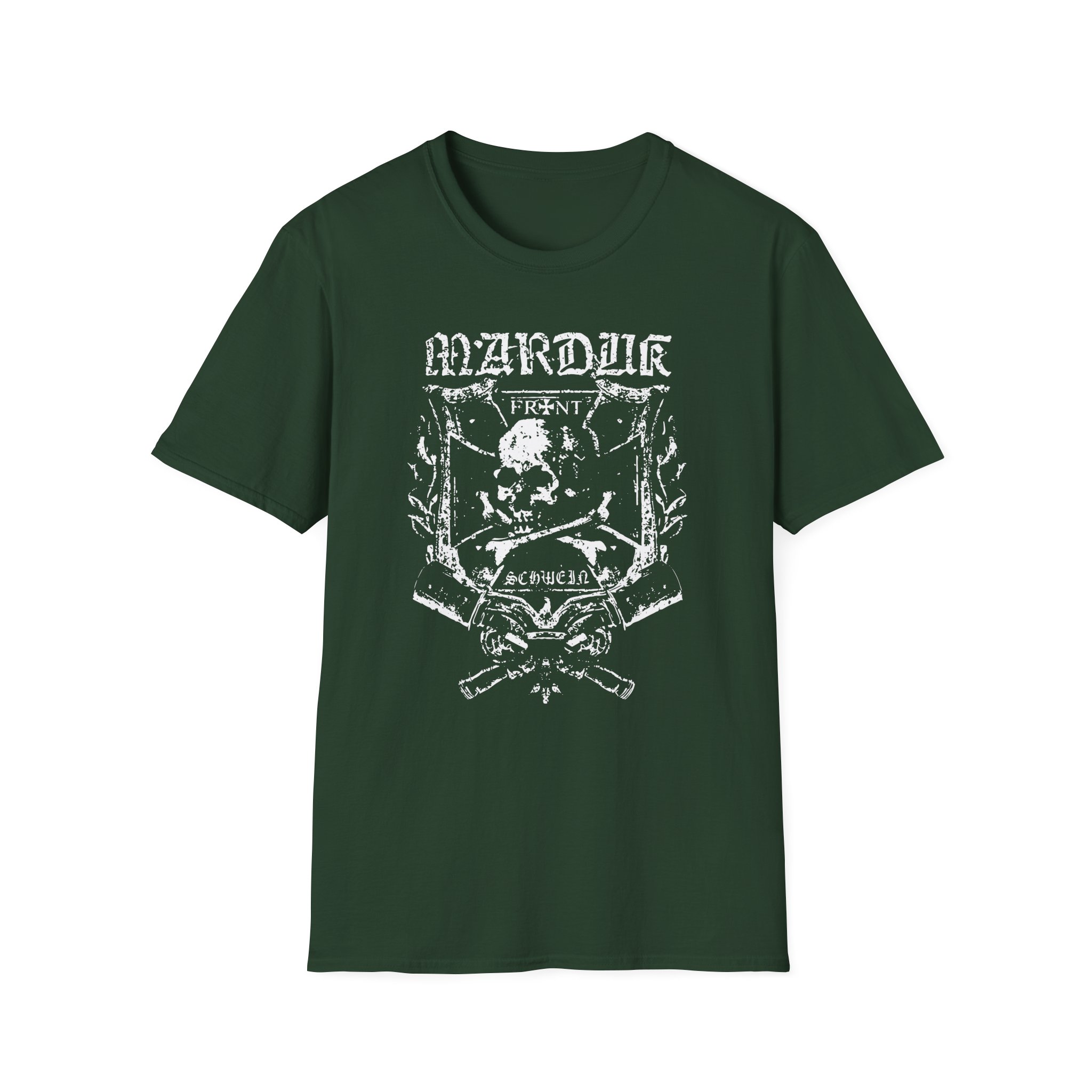 Marduk Frontschwein Shield Unisex Softstyle T-Shirt