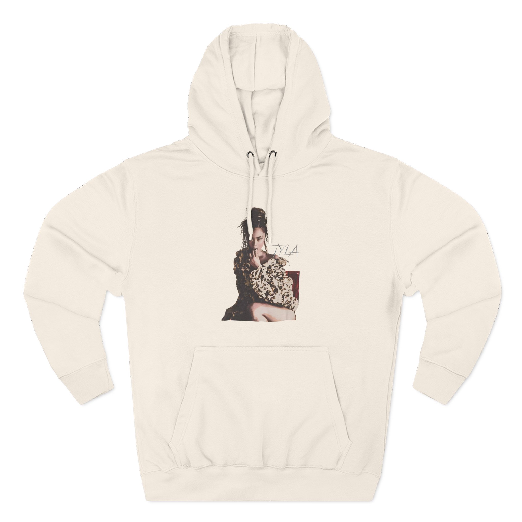 Tyla Sitting Portrait Three-Panel Fleece Hoodie