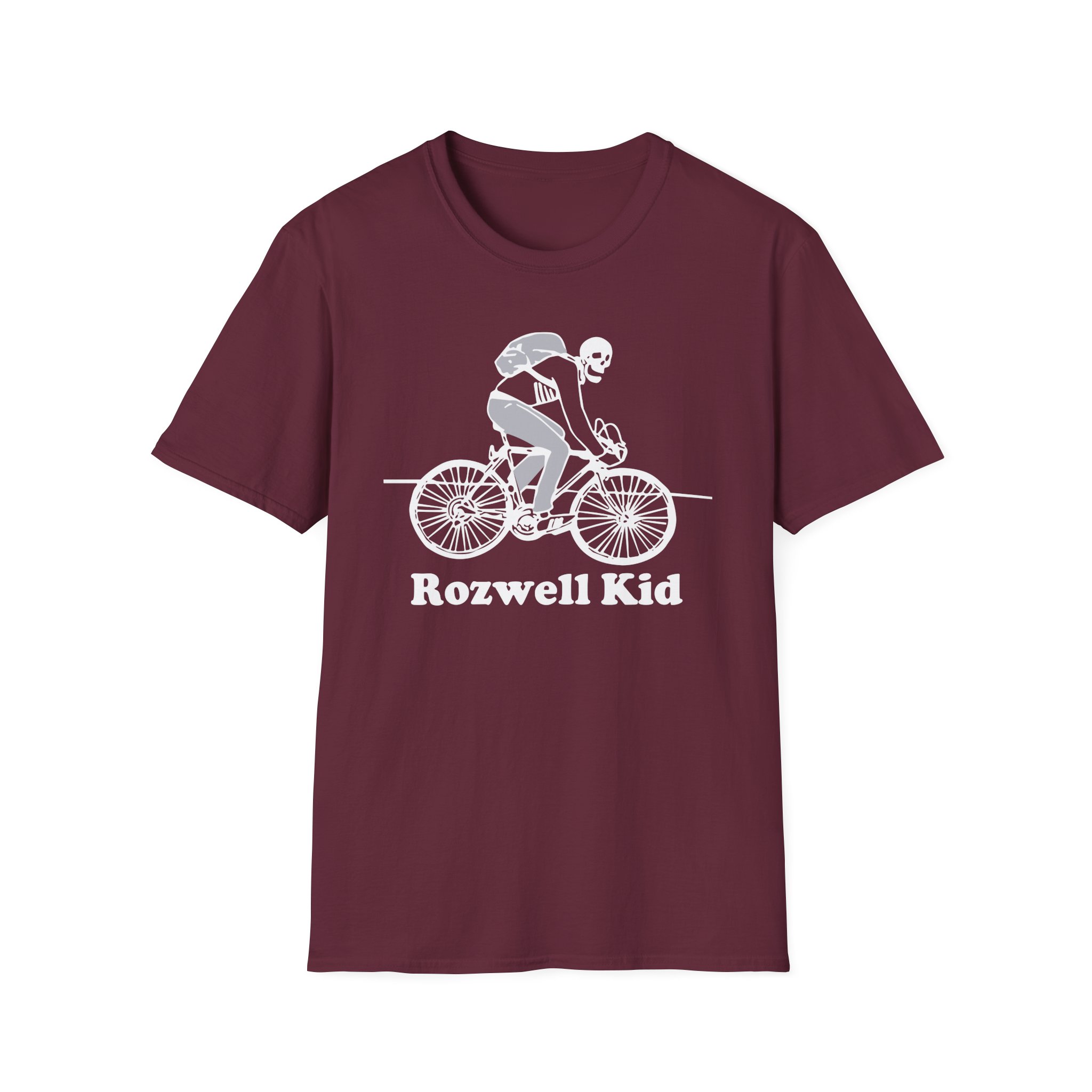 Rozwell Kid Bicycle Skeleton Unisex Softstyle T-Shirt