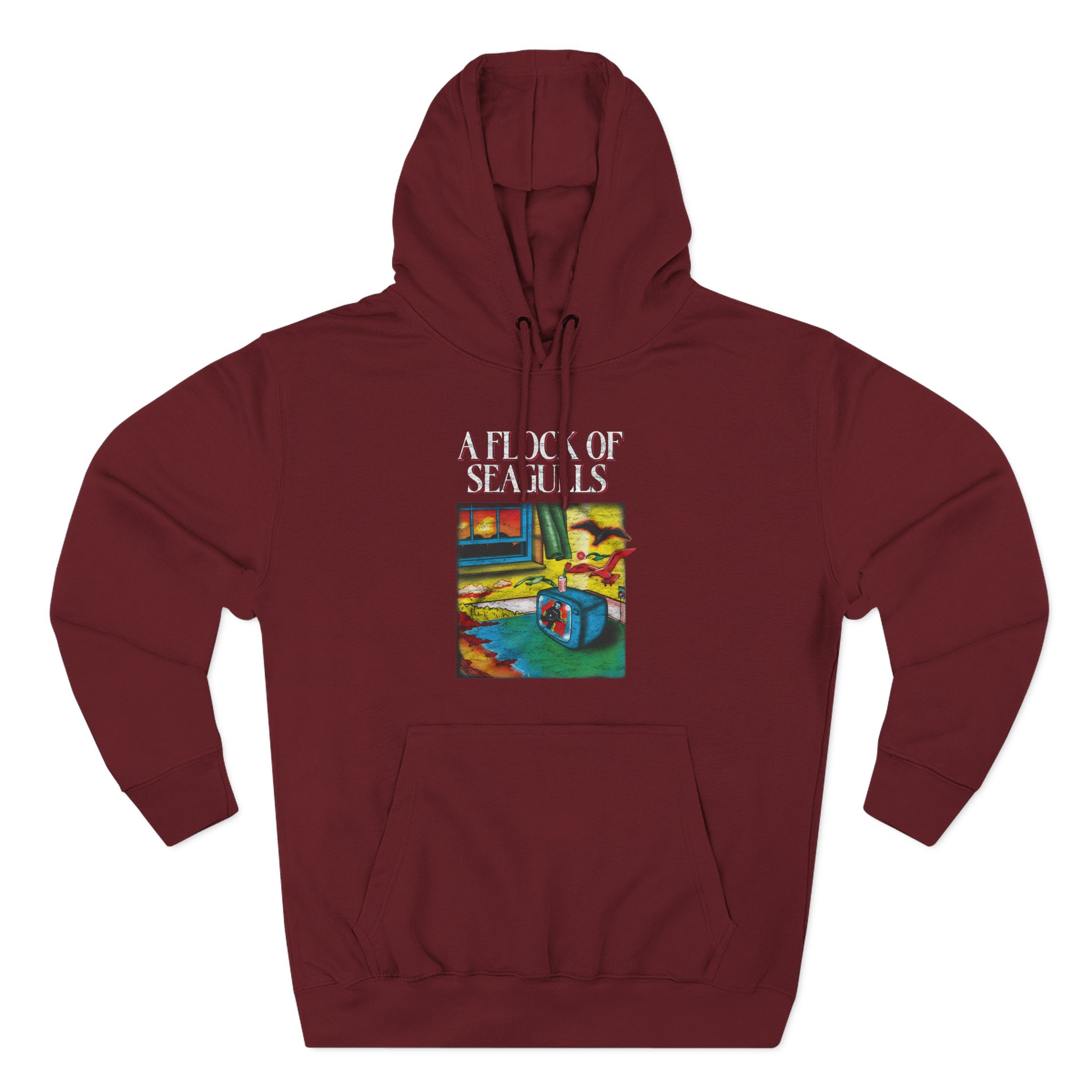 A Flock of Seagulls I Ran Tour Three-Panel Fleece Hoodie