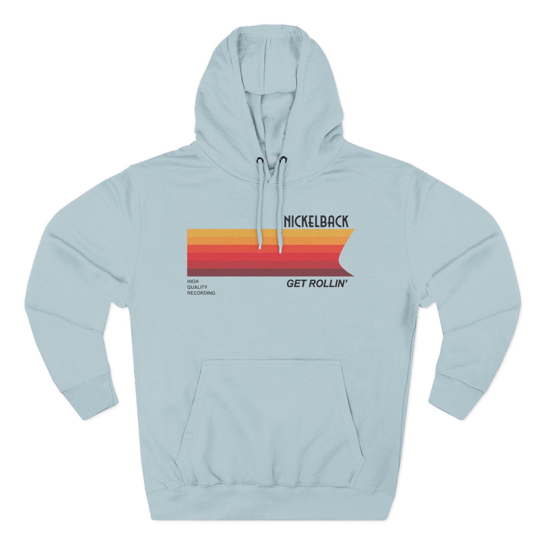 Nickelback Vhs Vintage Three-Panel Fleece Hoodie