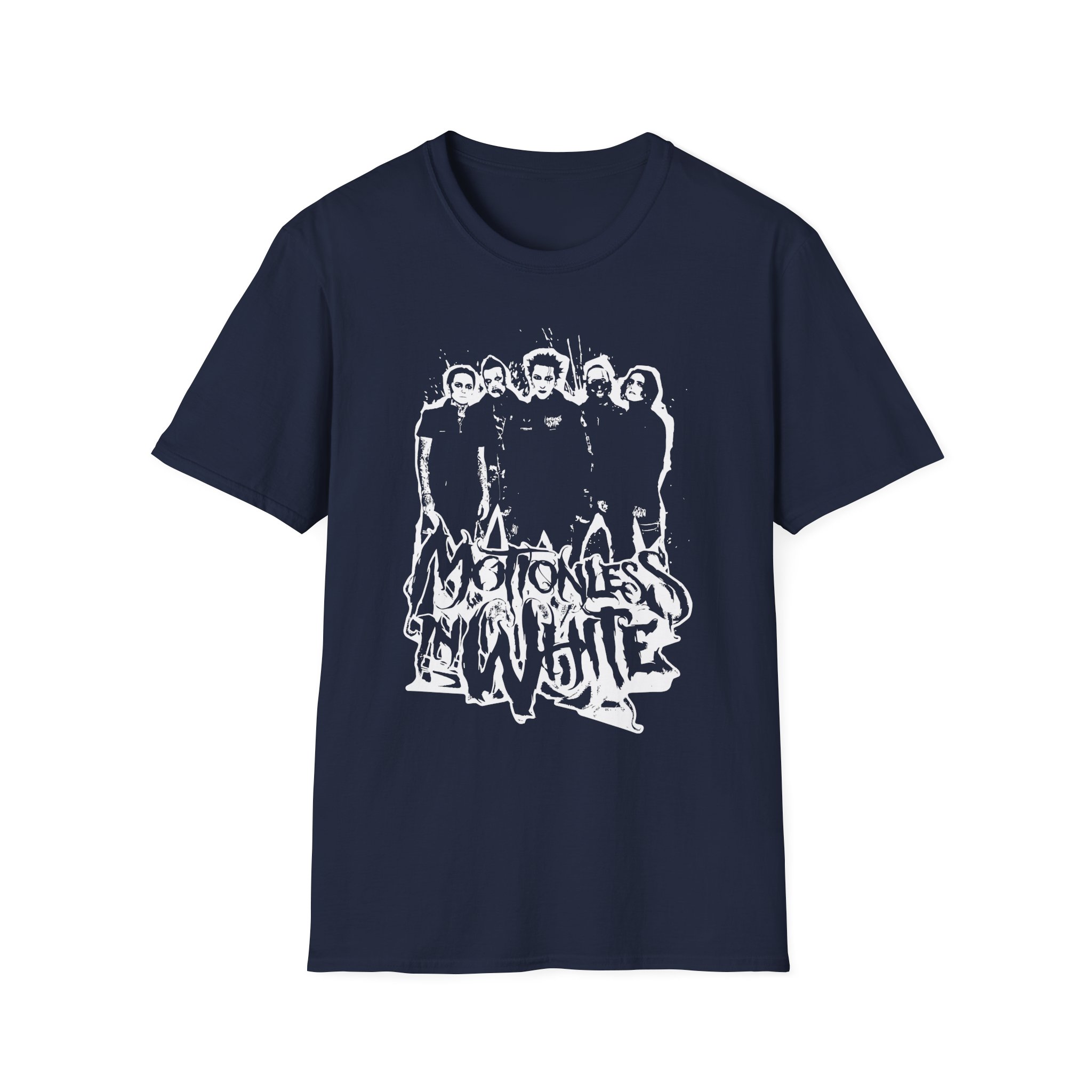 Motionless in White Paint Splatter Unisex Softstyle T-Shirt