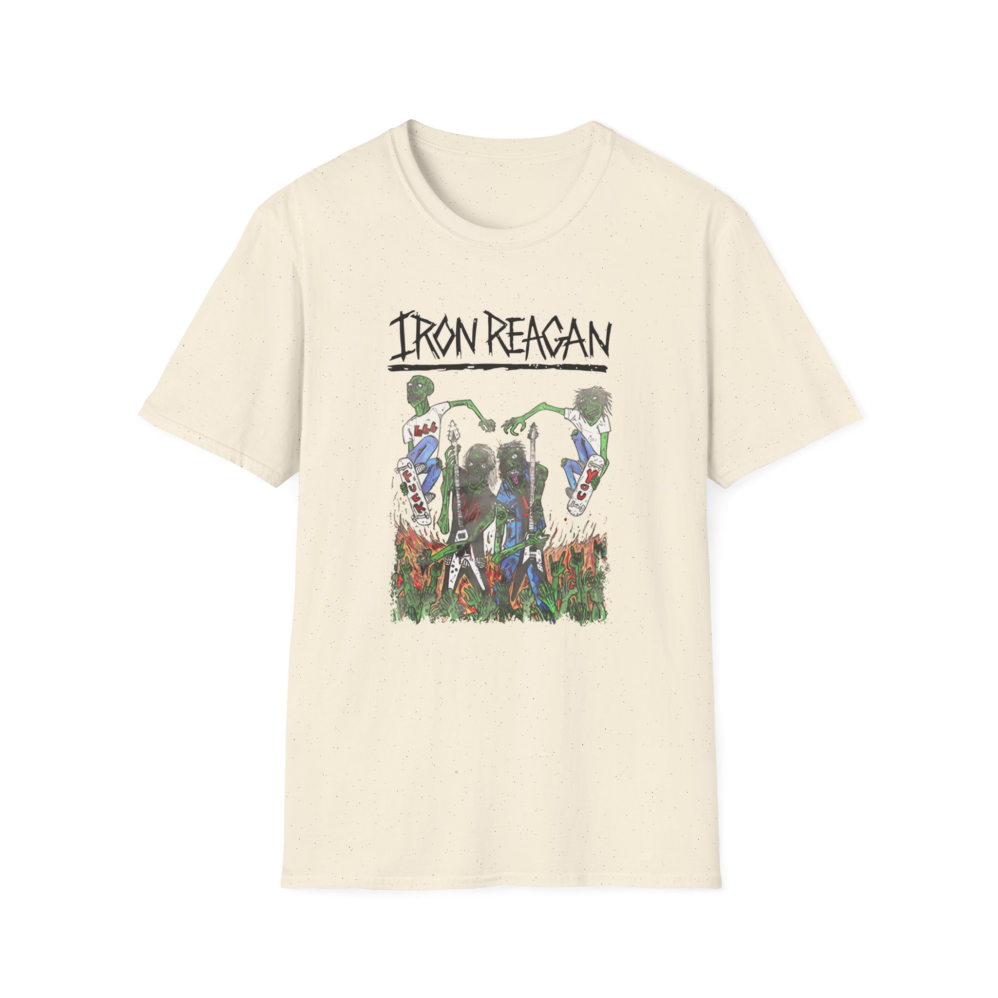 Iron Reagan Death Pit Unisex Softstyle T-Shirt