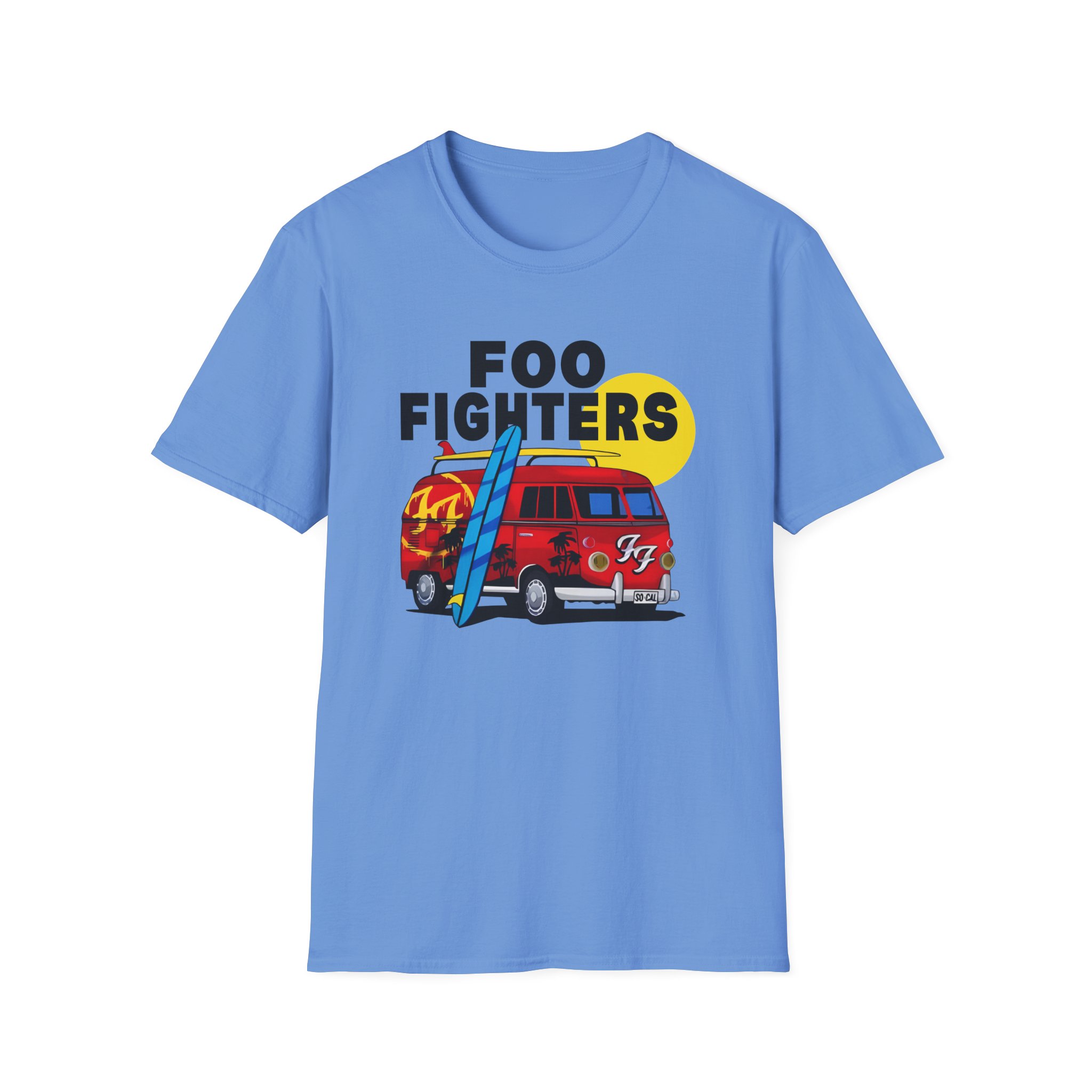 Foo Fighters Split Window Unisex Softstyle T-Shirt