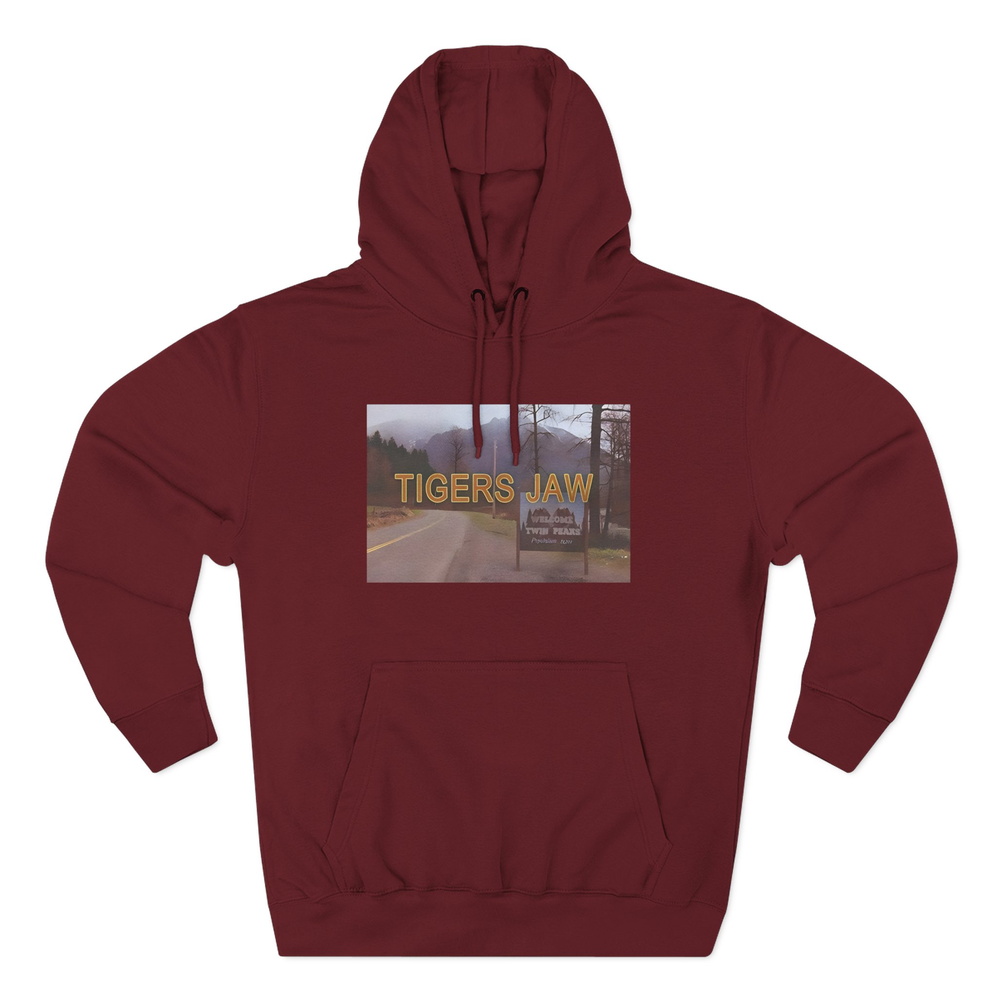 Tigers Jaw Twin Peaks Three-Panel Fleece Hoodie