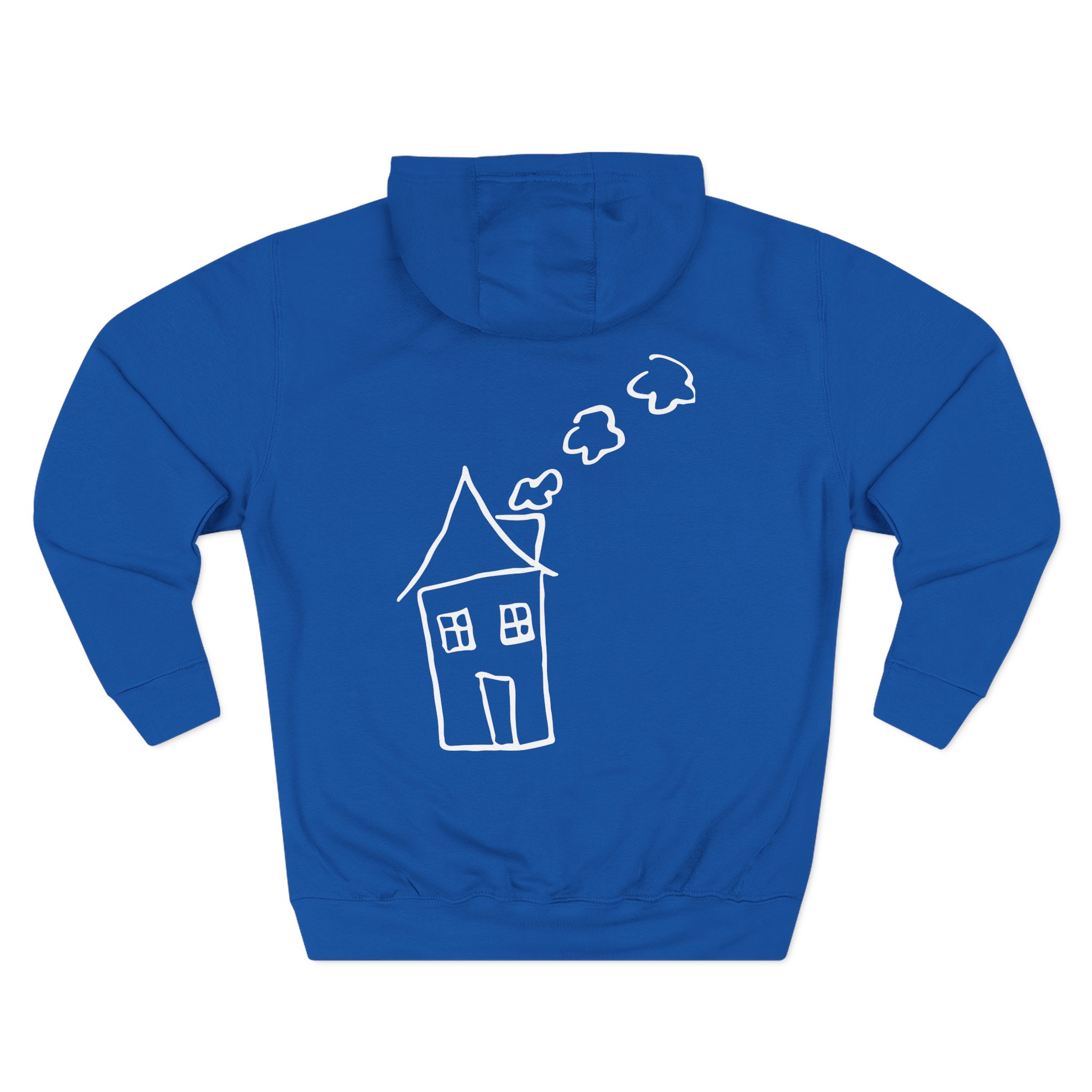 Aitch Pocket Logo Three-Panel Fleece Hoodie