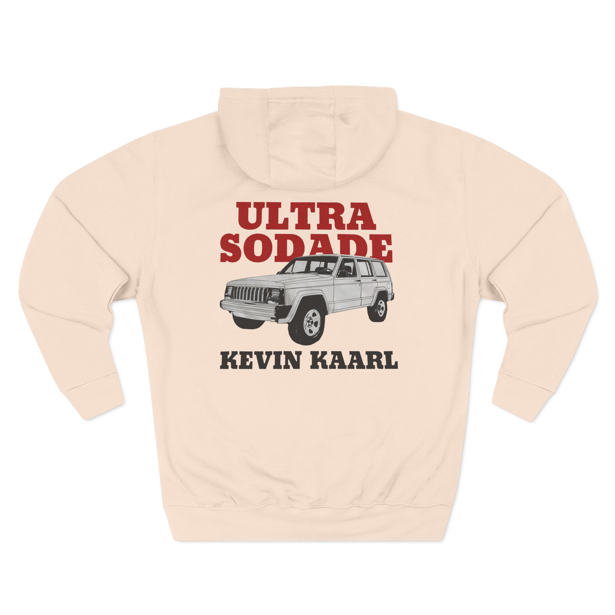 Kevin Kaarl Ultra Sodade Three-Panel Fleece Hoodie