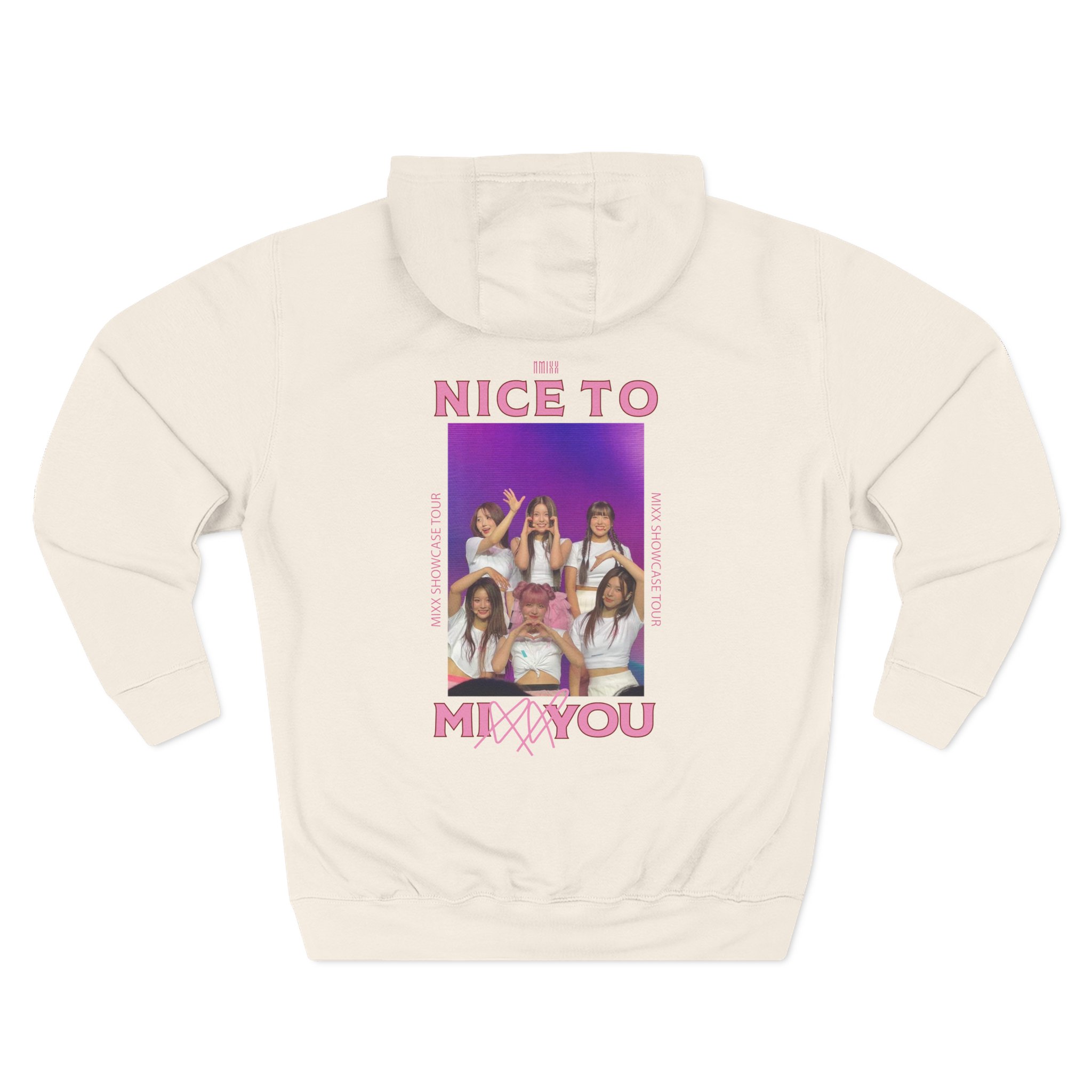 Nmixx Three-Panel Fleece Hoodie