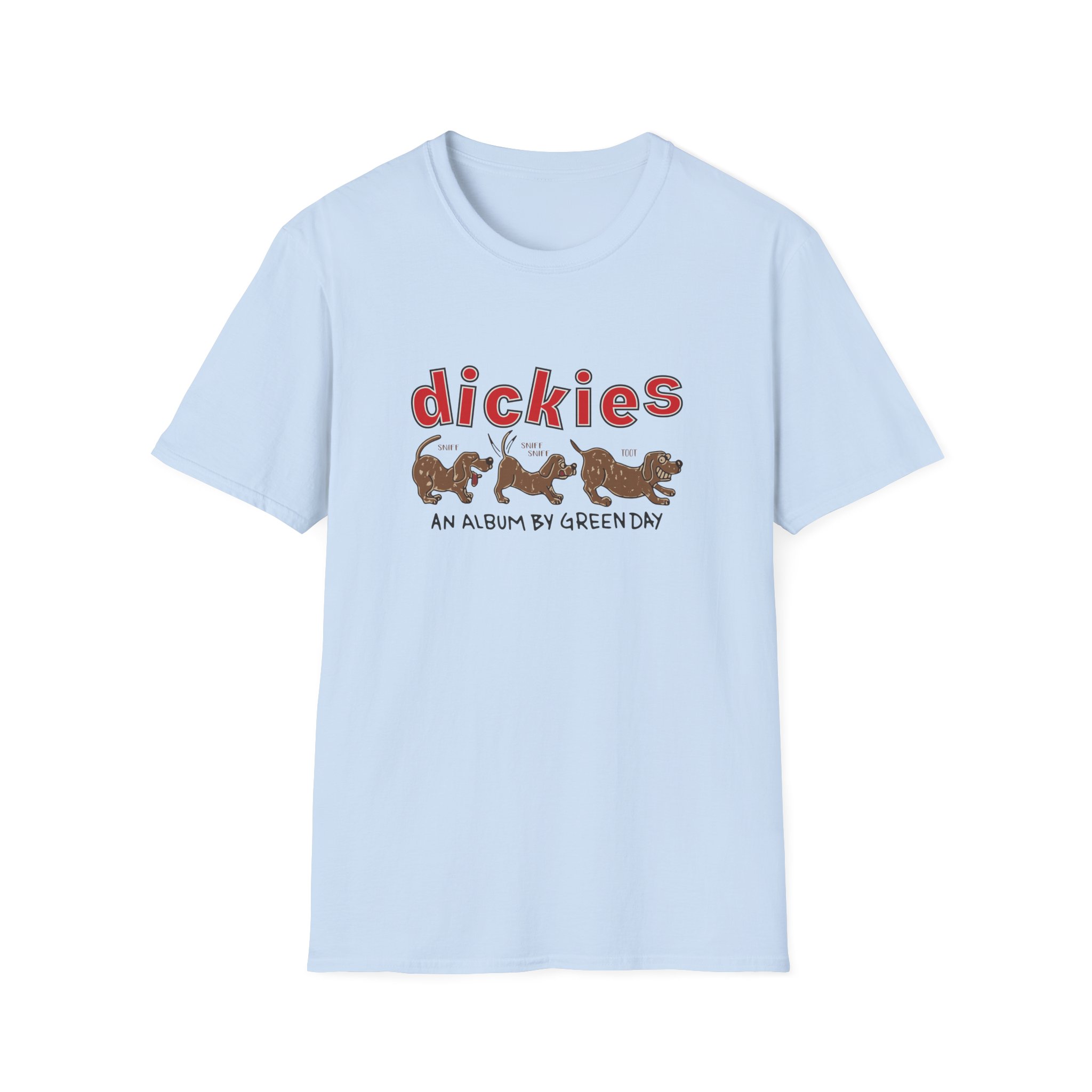 Green Day Dookie Dogs Unisex Softstyle T-Shirt