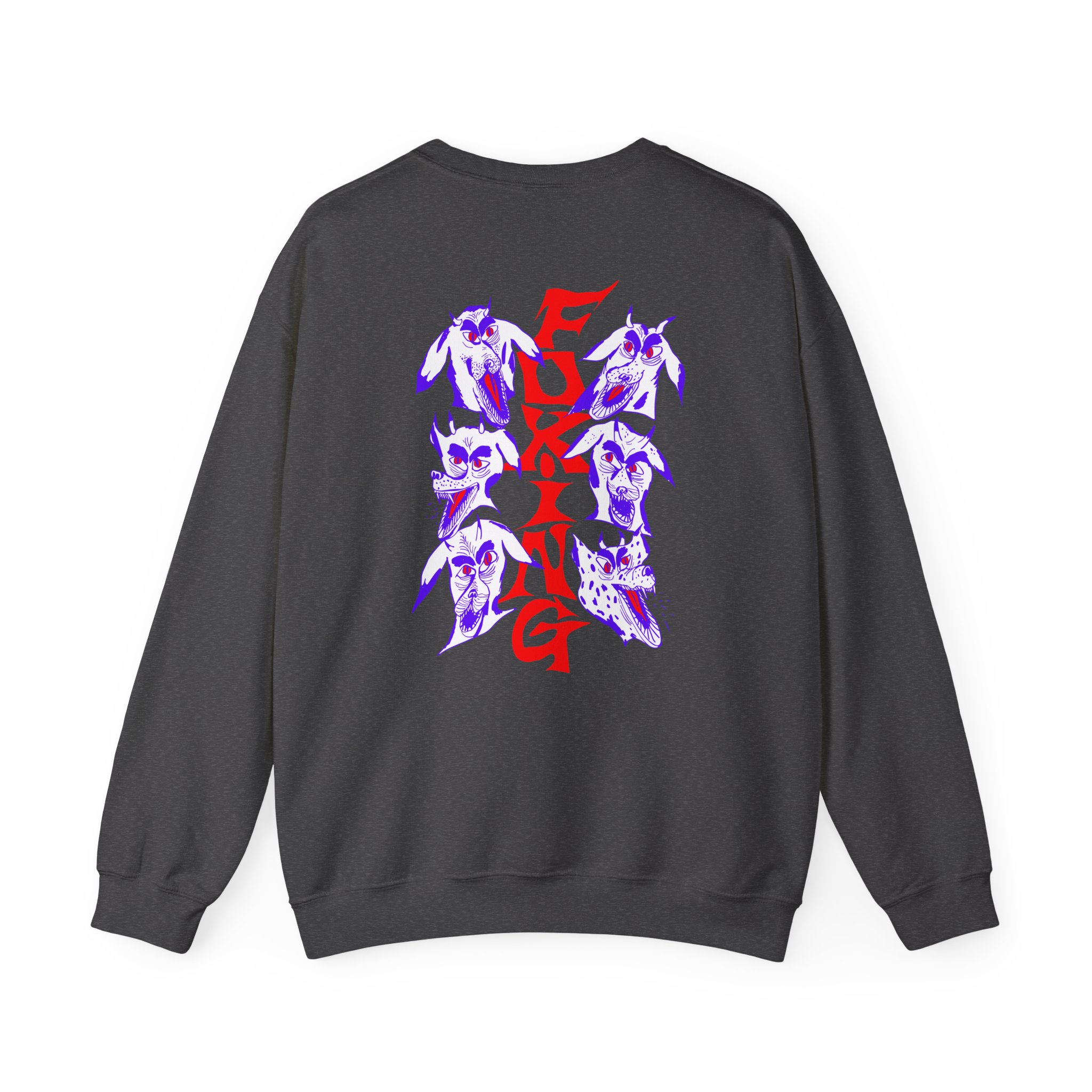 Foxing Devil Dogs Unisex Heavy Blendâ„¢ Crewneck Sweatshirt