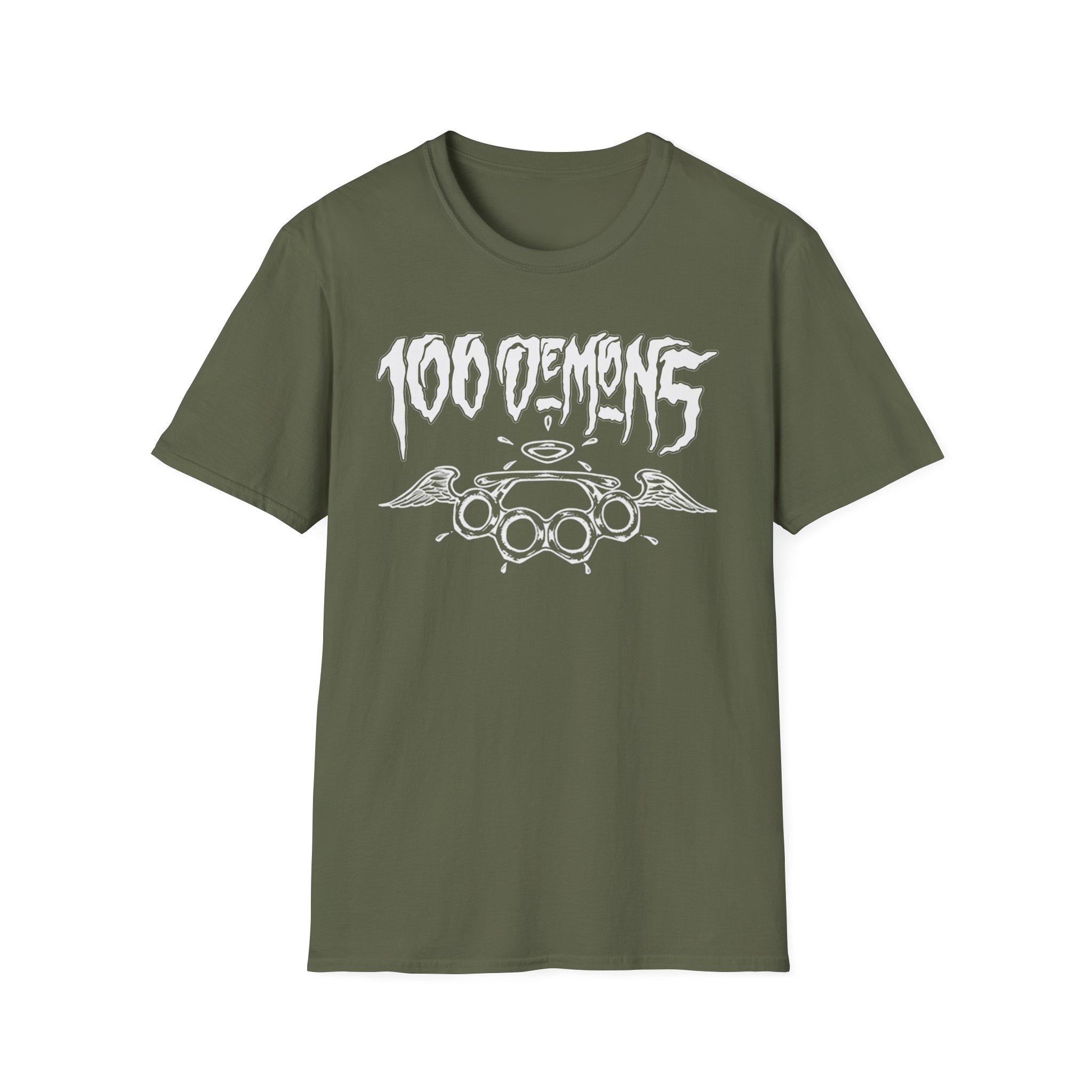100 Demons Spade Sickle Unisex Softstyle T-Shirt