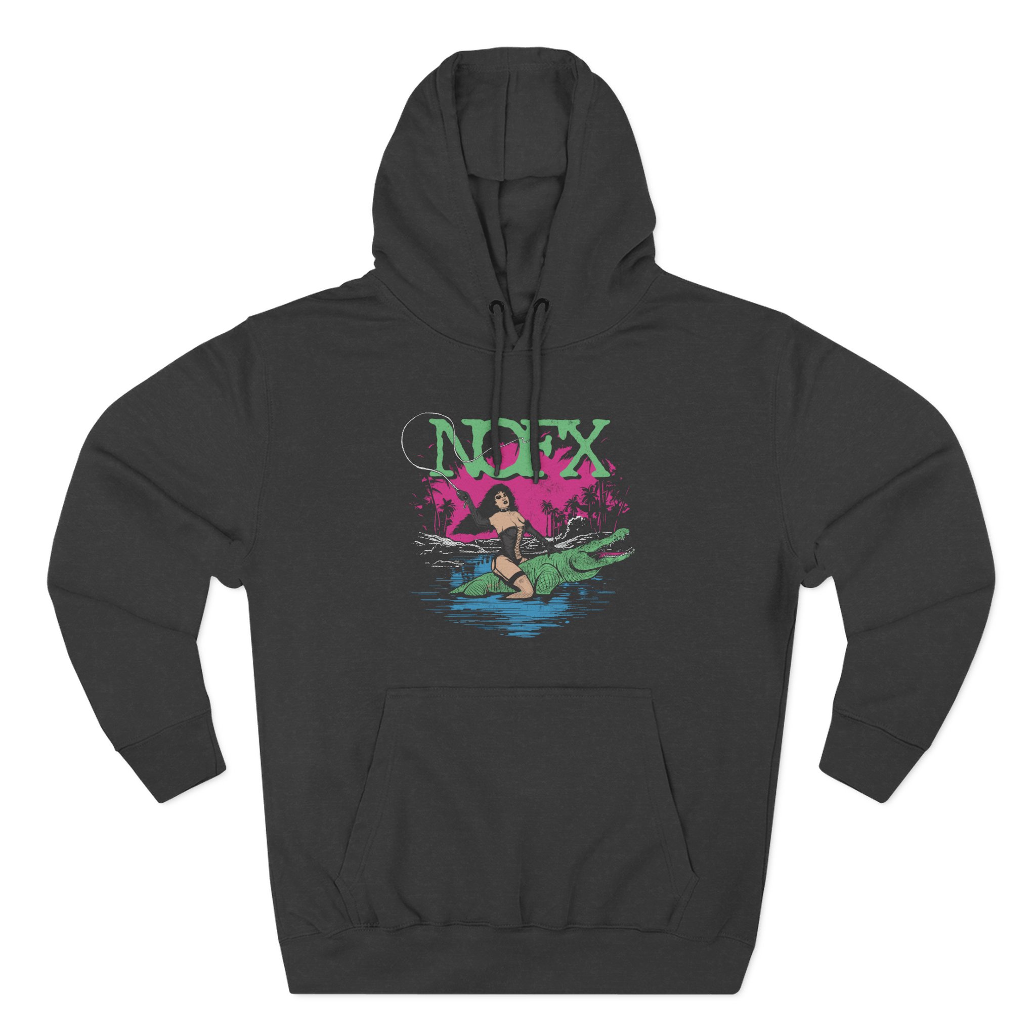 Nofx Gator Three-Panel Fleece Hoodie