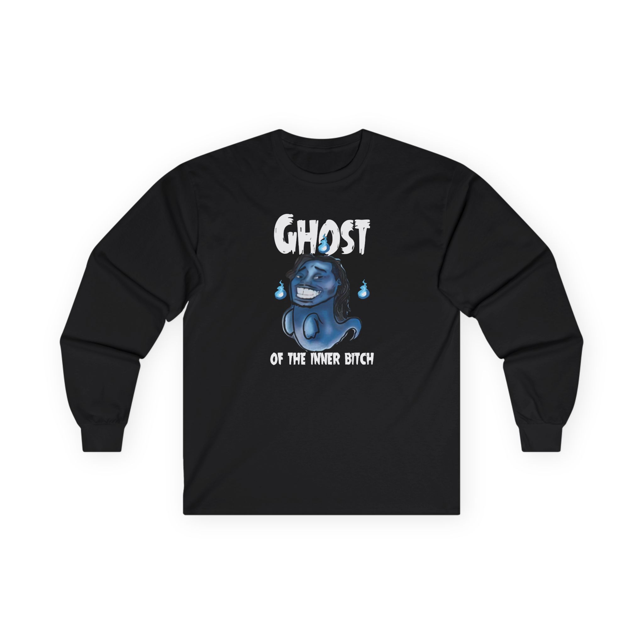 Aba and Preach Ghost of the Inner Bitch Unisex Ultra Cotton Long Sleeve Tee