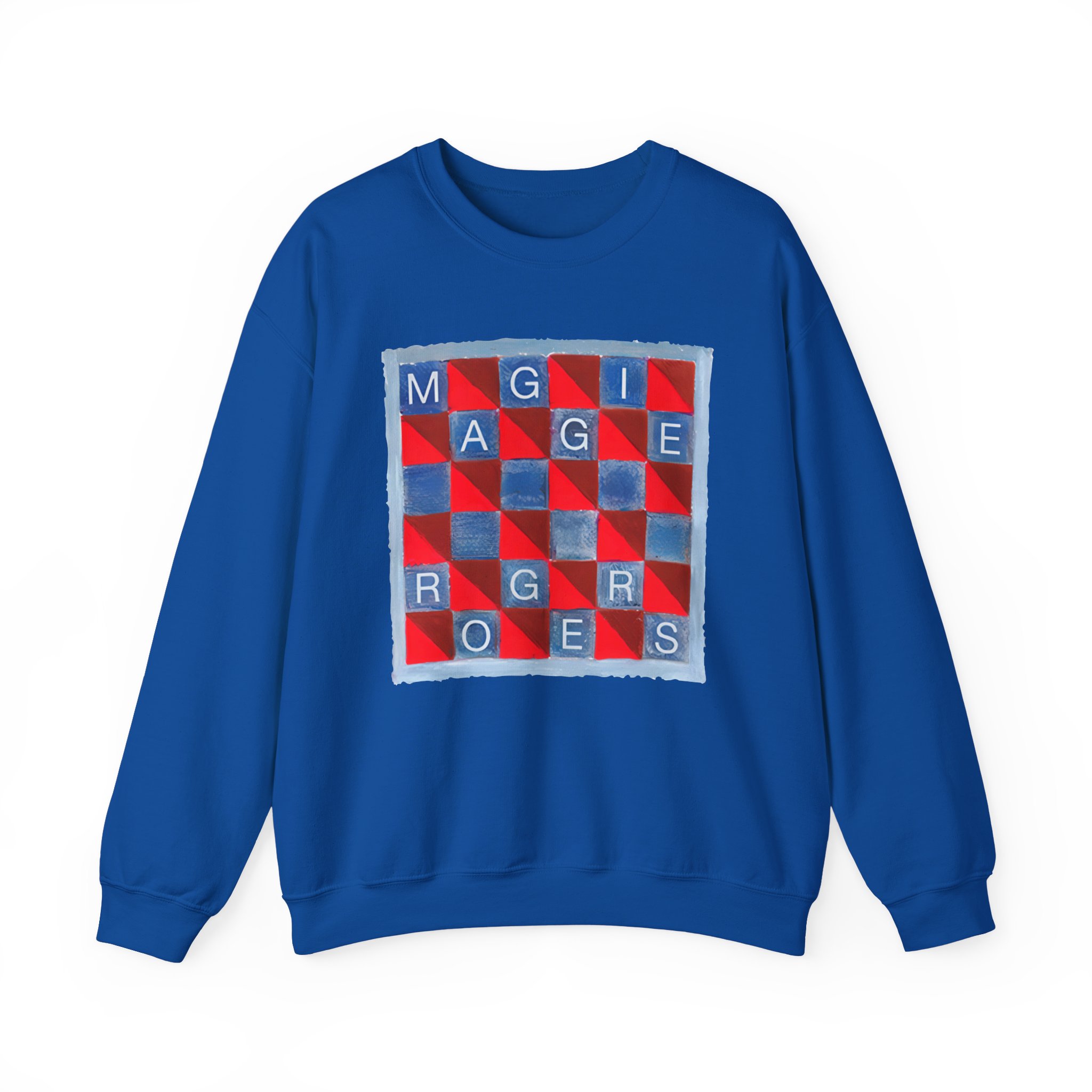 Maggie Rogers Checkmate Unisex Heavy Blendâ„¢ Crewneck Sweatshirt