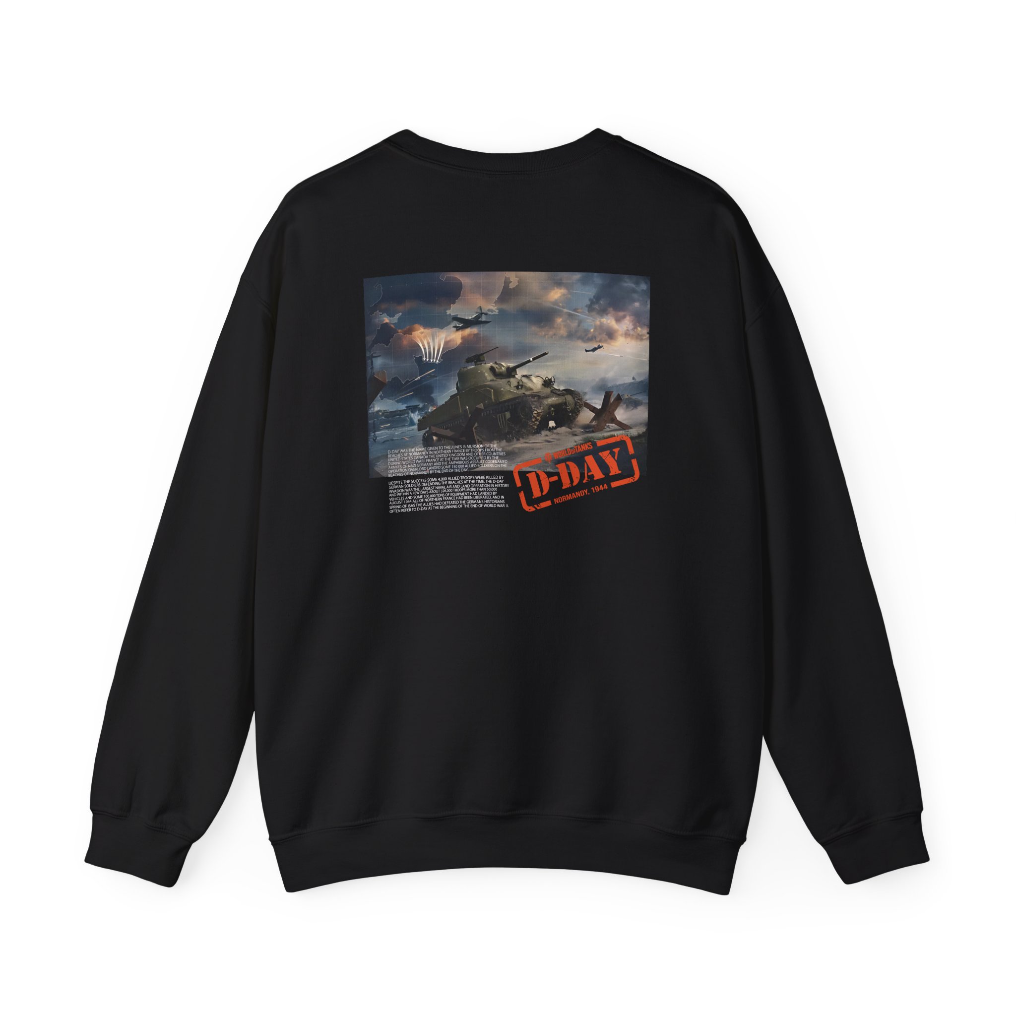 World of Tank Wot D-day Unisex Heavy Blendâ„¢ Crewneck Sweatshirt