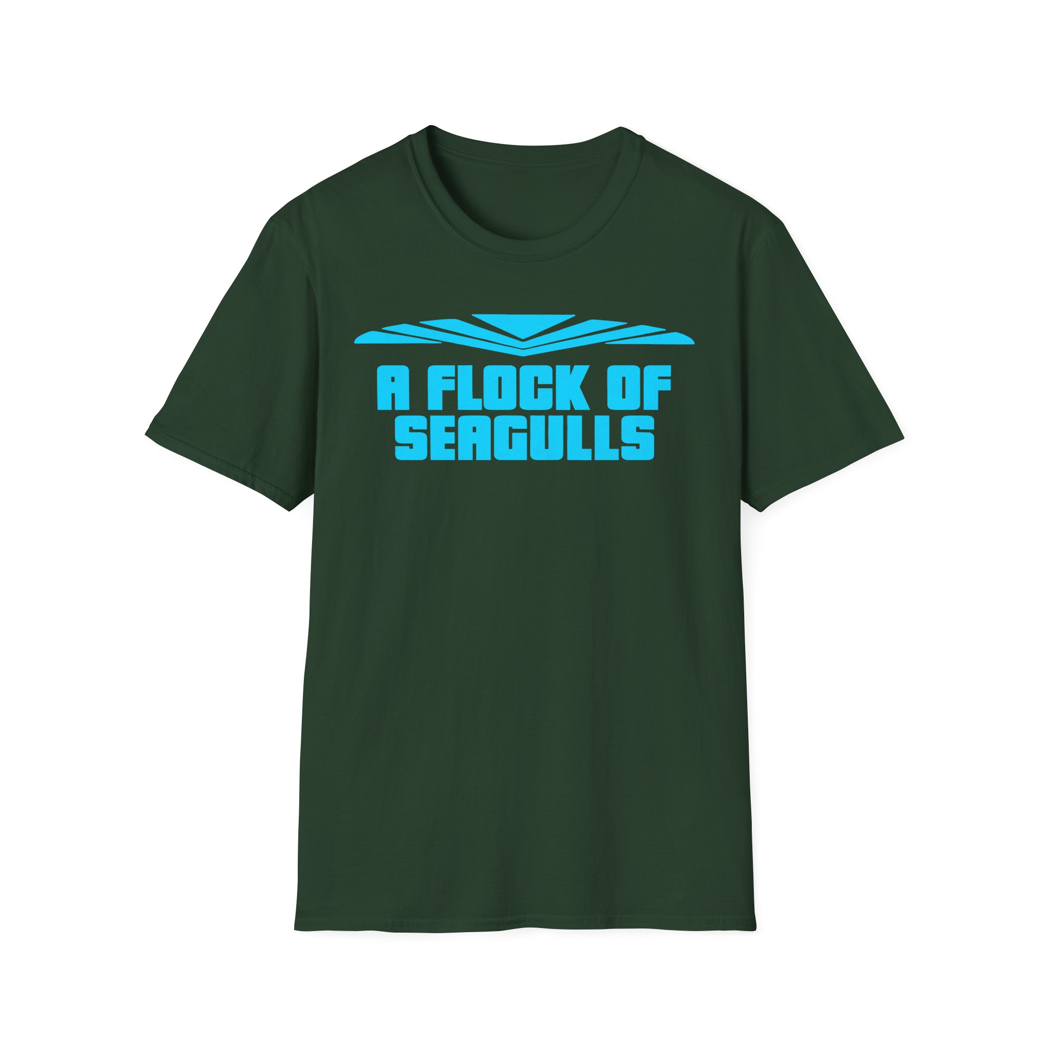 A Flock of Seagulls Logo Unisex Softstyle T-Shirt
