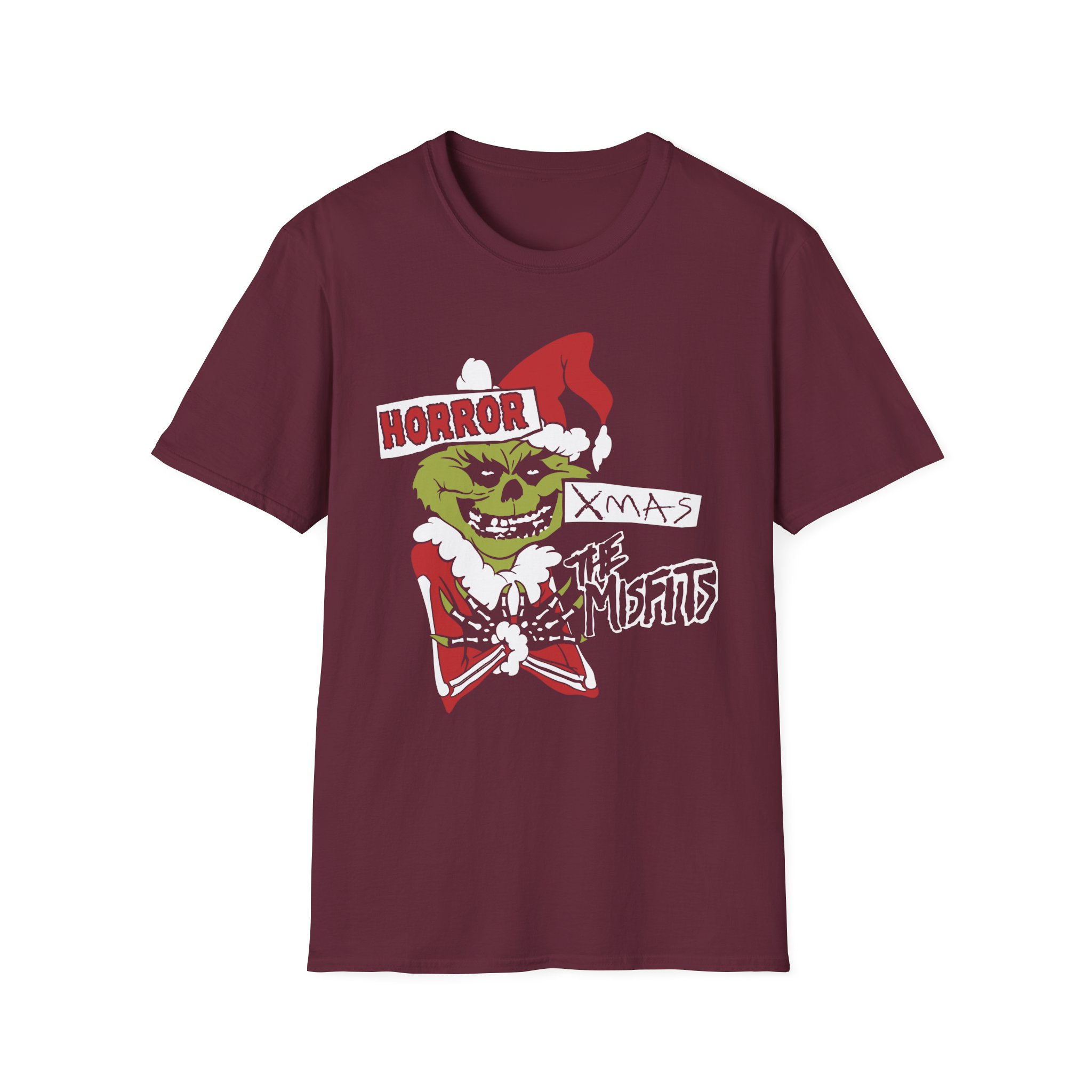 Misfits Horror Xmas Unisex Softstyle T-Shirt