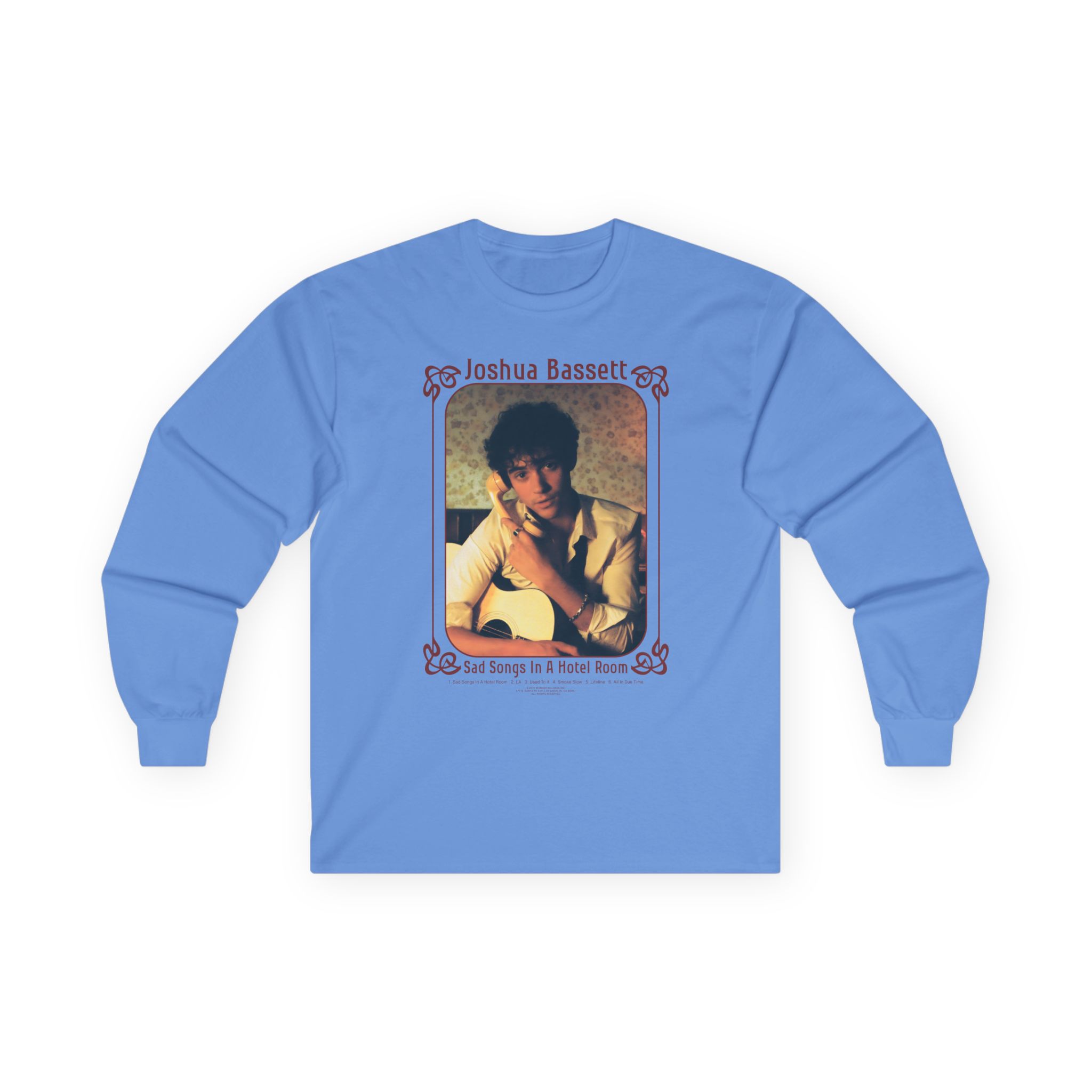 Joshua Bassett Sad Songs Face Unisex Ultra Cotton Long Sleeve Tee