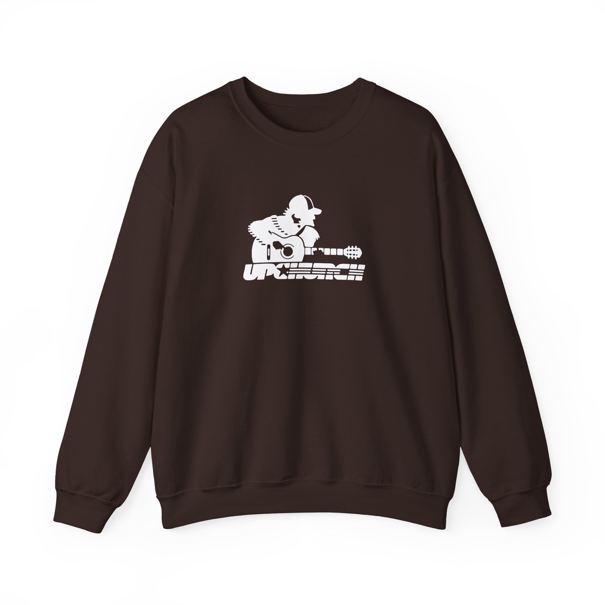 Upchurch Maroon Logo Unisex Heavy Blendâ„¢ Crewneck Sweatshirt