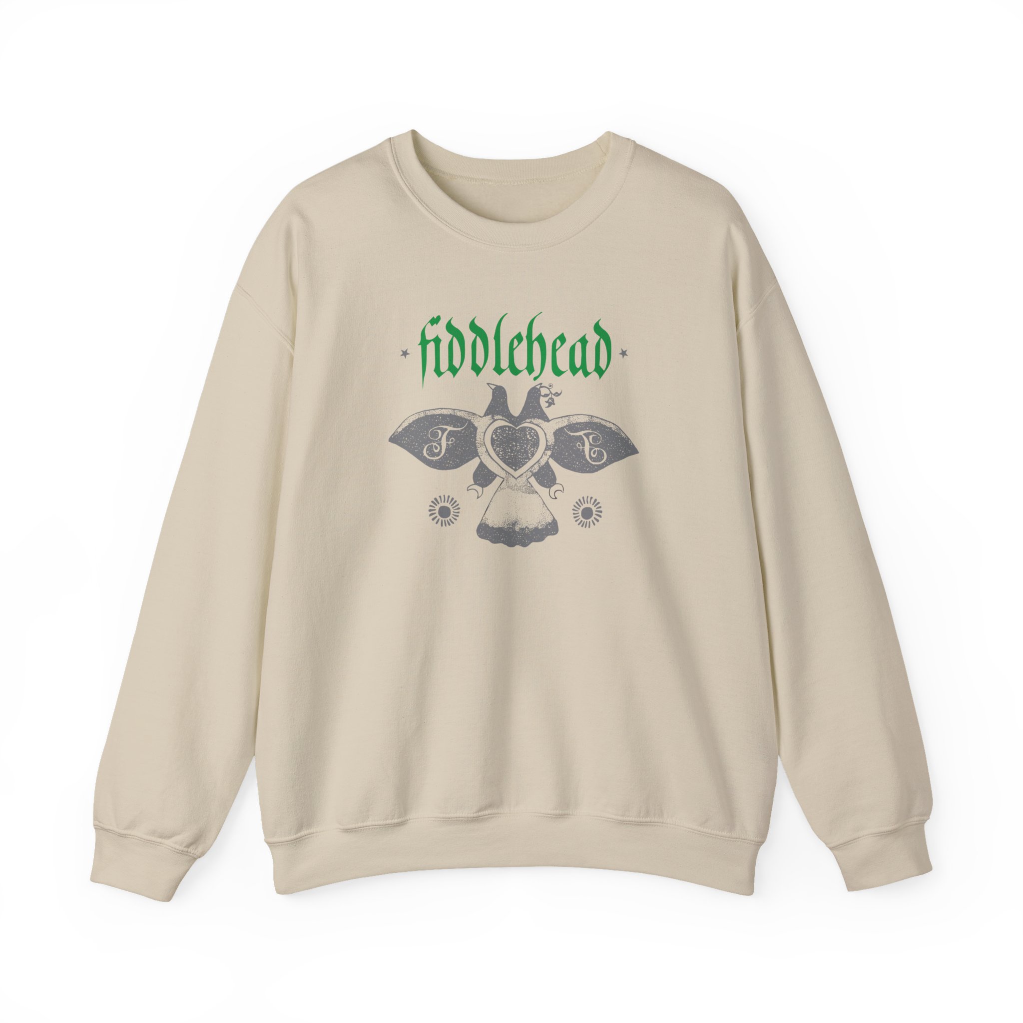 Fiddlehead Dove Unisex Heavy Blendâ„¢ Crewneck Sweatshirt