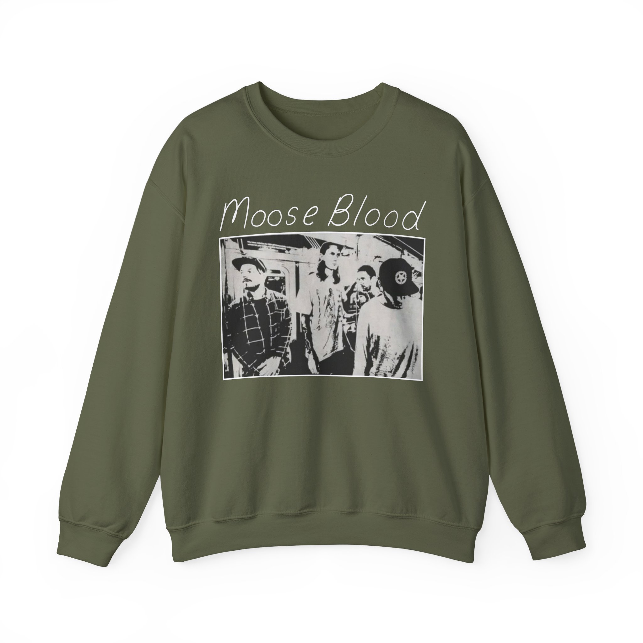 Moose Blood Subway Unisex Heavy Blendâ„¢ Crewneck Sweatshirt