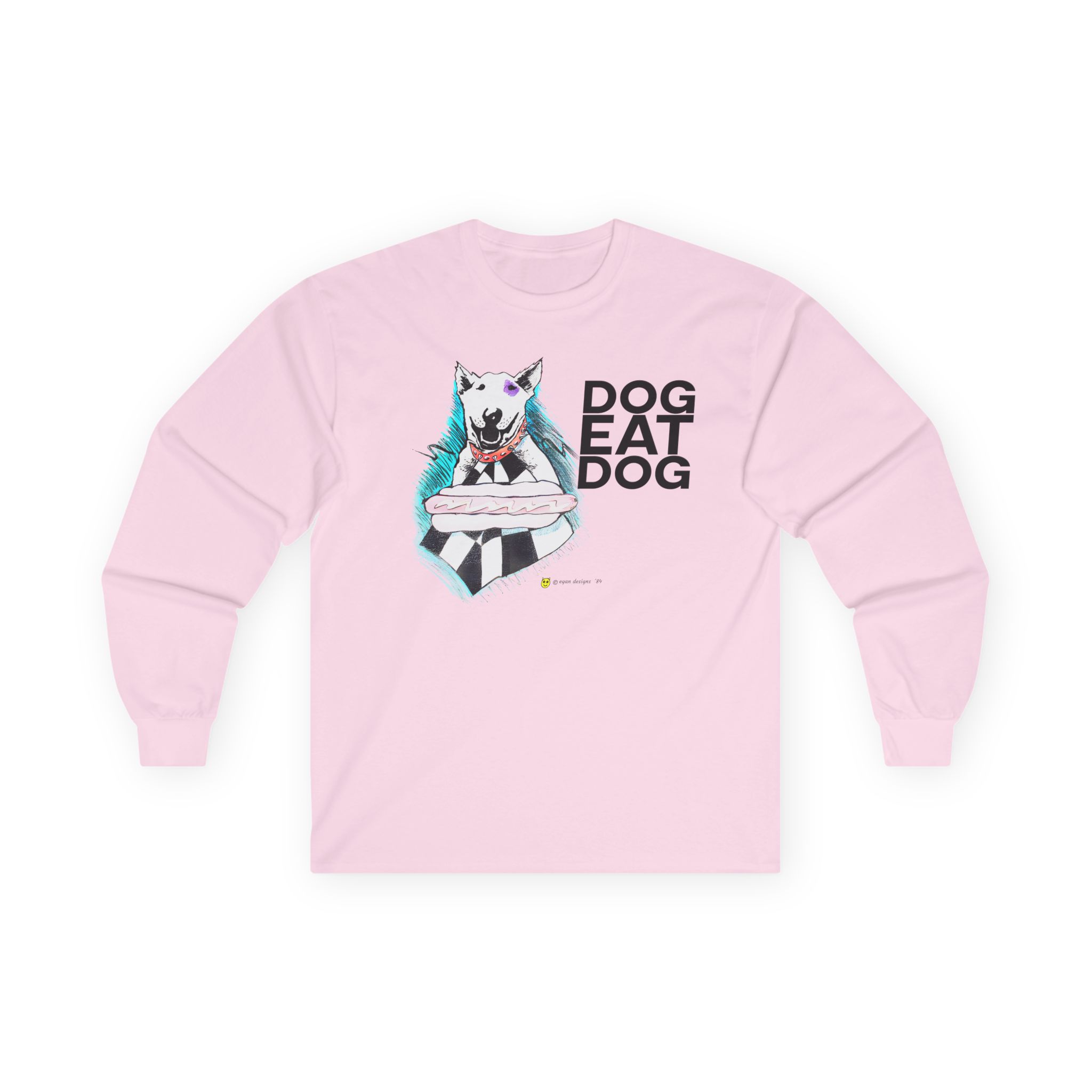 Dog Eat Dog Hotdog Unisex Ultra Cotton Long Sleeve Tee