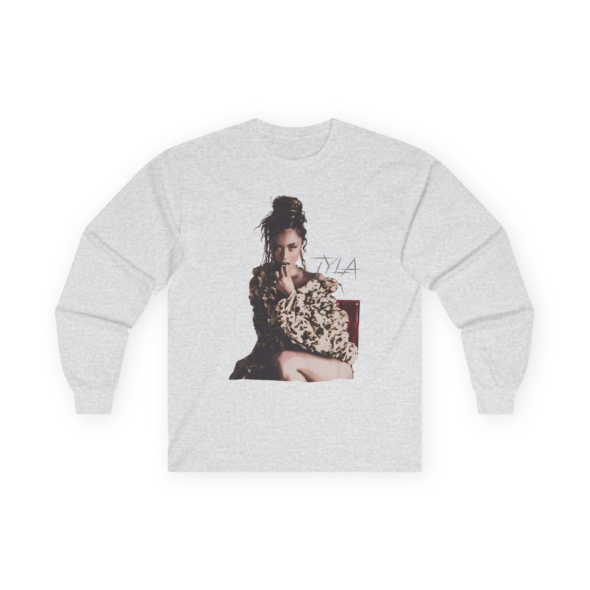 Tyla Sitting Portrait Unisex Ultra Cotton Long Sleeve Tee
