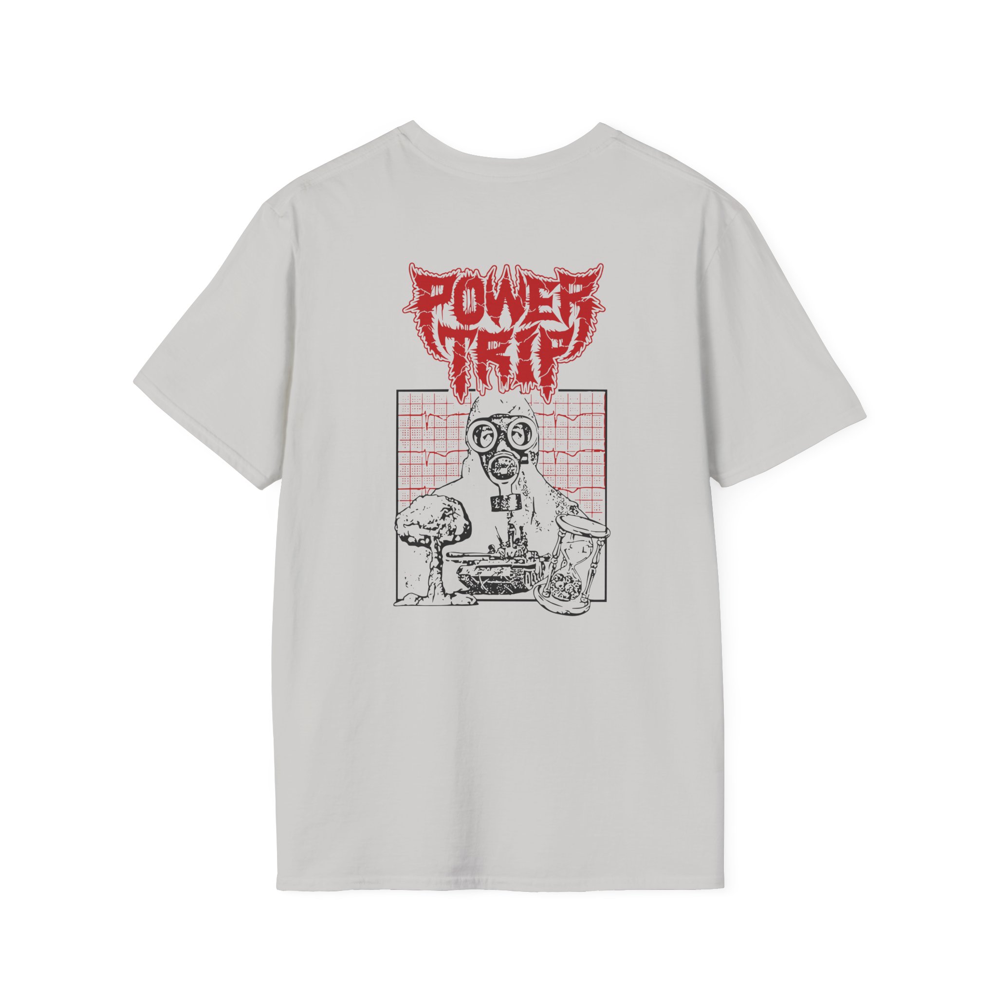 Power Trip Gas Mask Unisex Softstyle T-Shirt