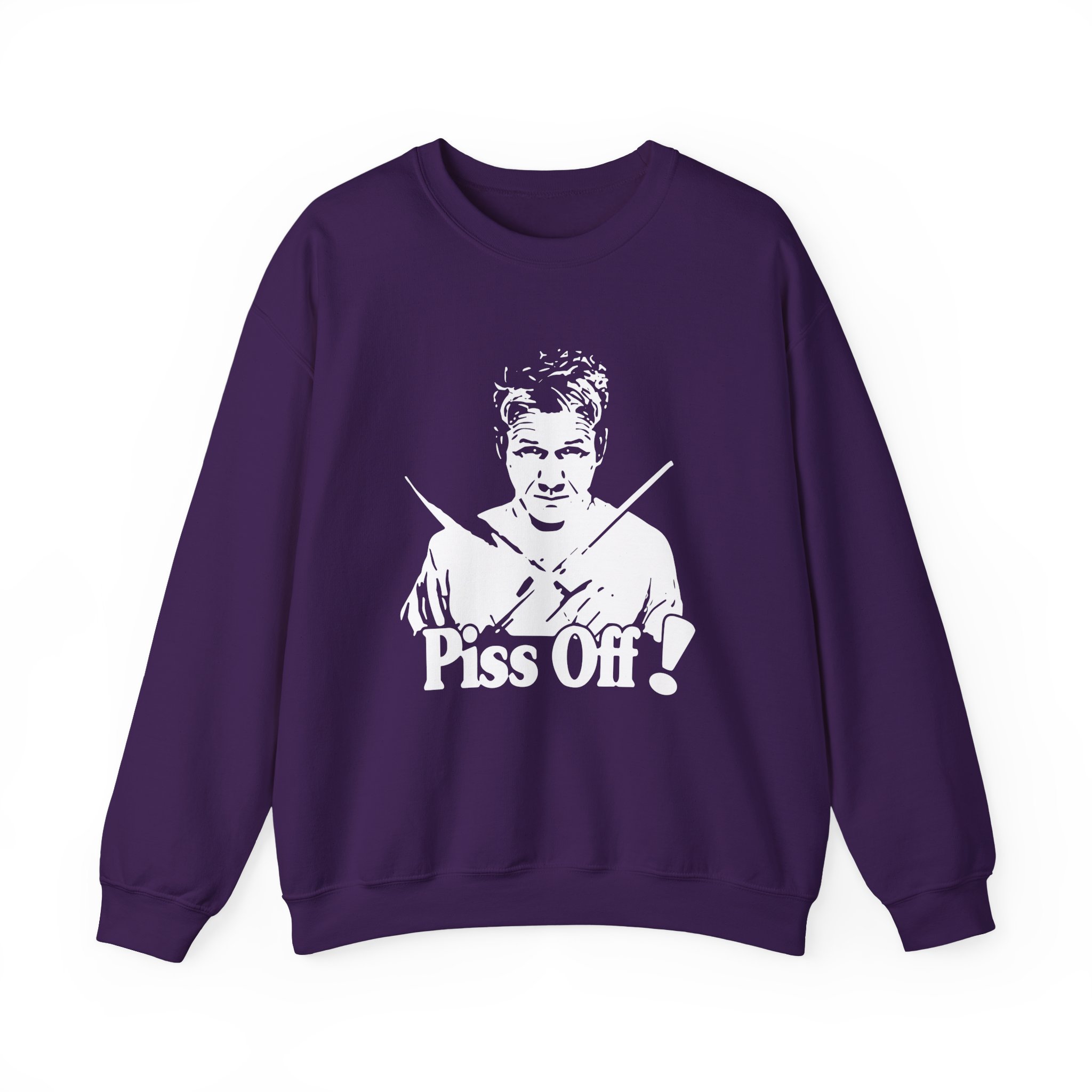 Gordon Ramsay Chef Piss Off Unisex Heavy Blendâ„¢ Crewneck Sweatshirt
