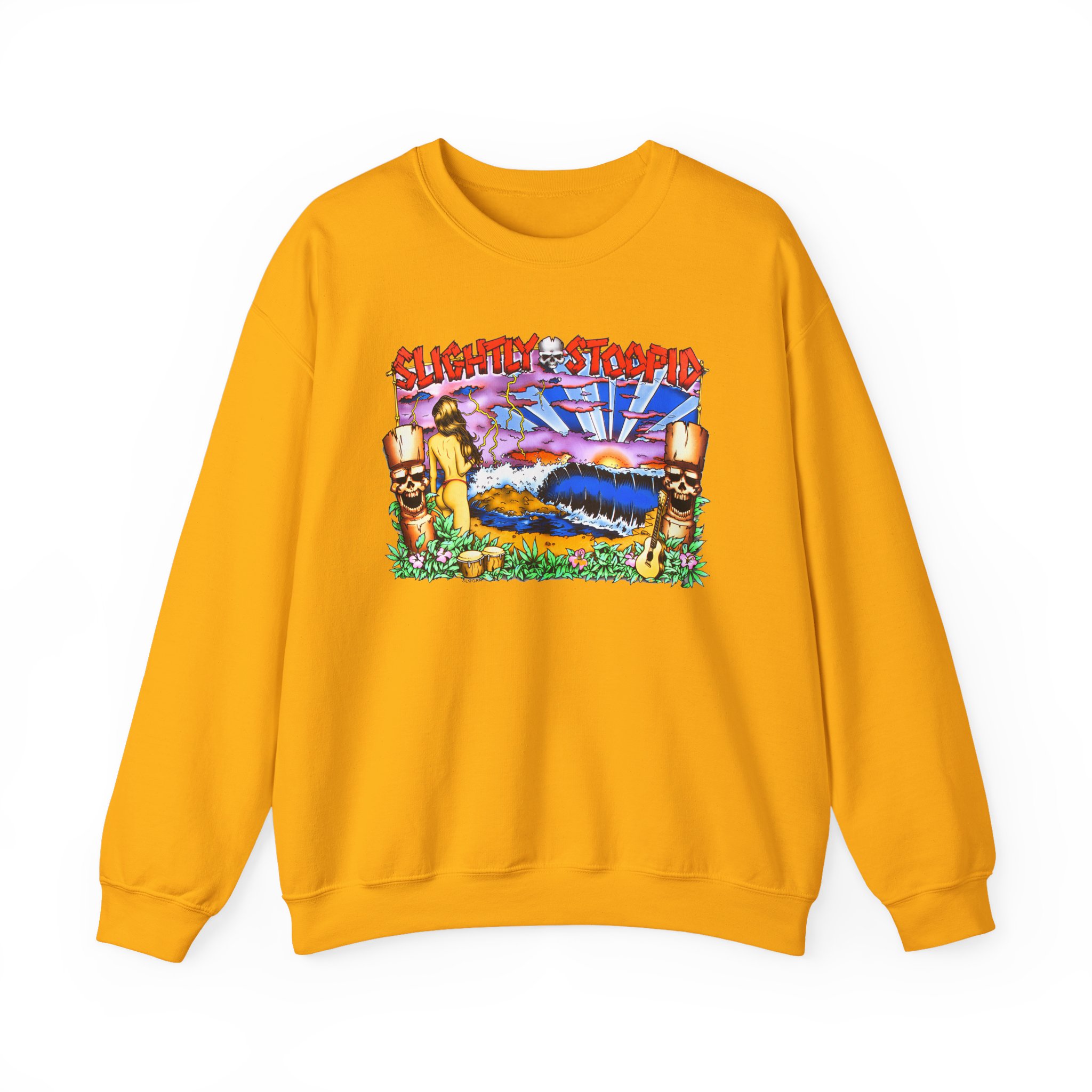 Slightly Stoopid Tiki Unisex Heavy Blendâ„¢ Crewneck Sweatshirt
