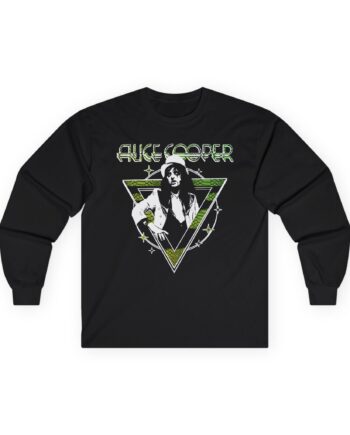 Alice Cooper Welcome to My Nightmare 50th Anniversary Top Hat Unisex Ultra Cotton Long Sleeve Tee