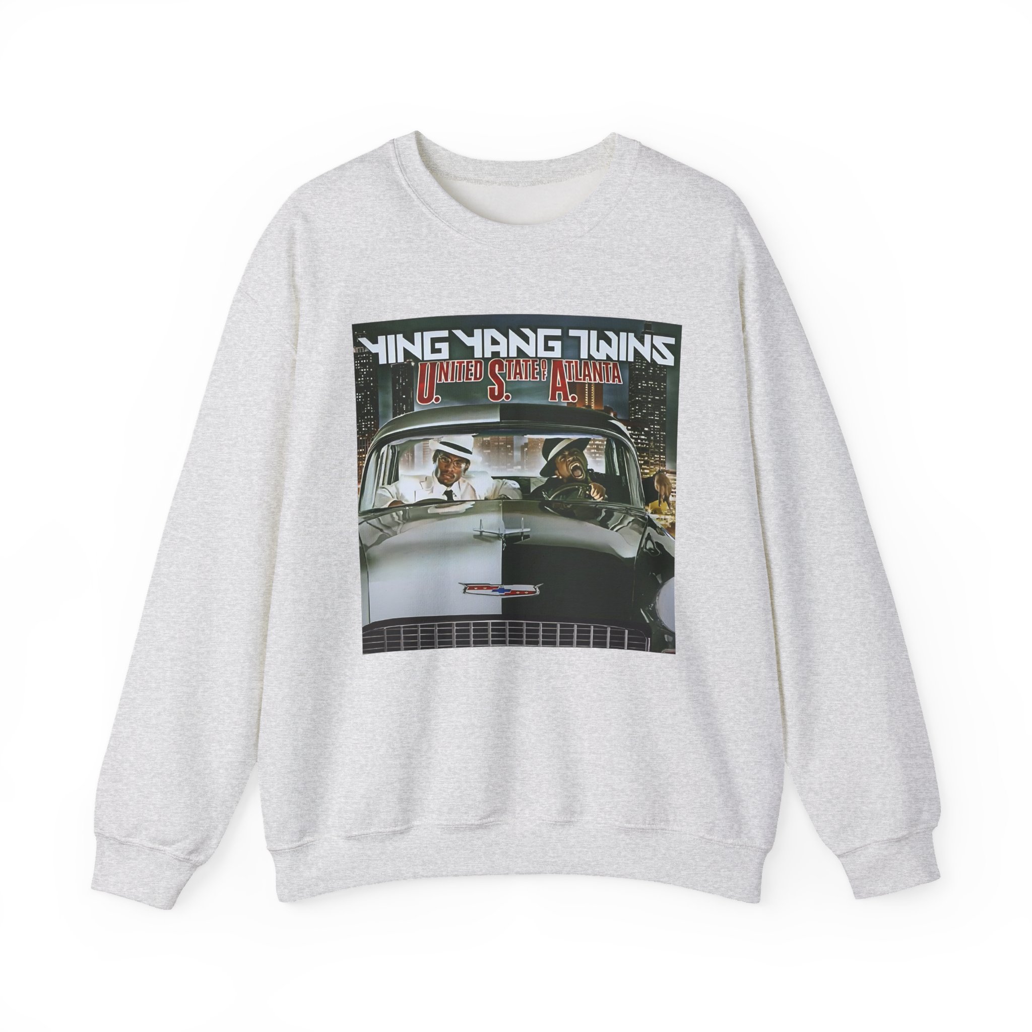 Ying Yang Twins United State Of Atlanta Album Cover Unisex Heavy Blendâ„¢ Crewneck Sweatshirt