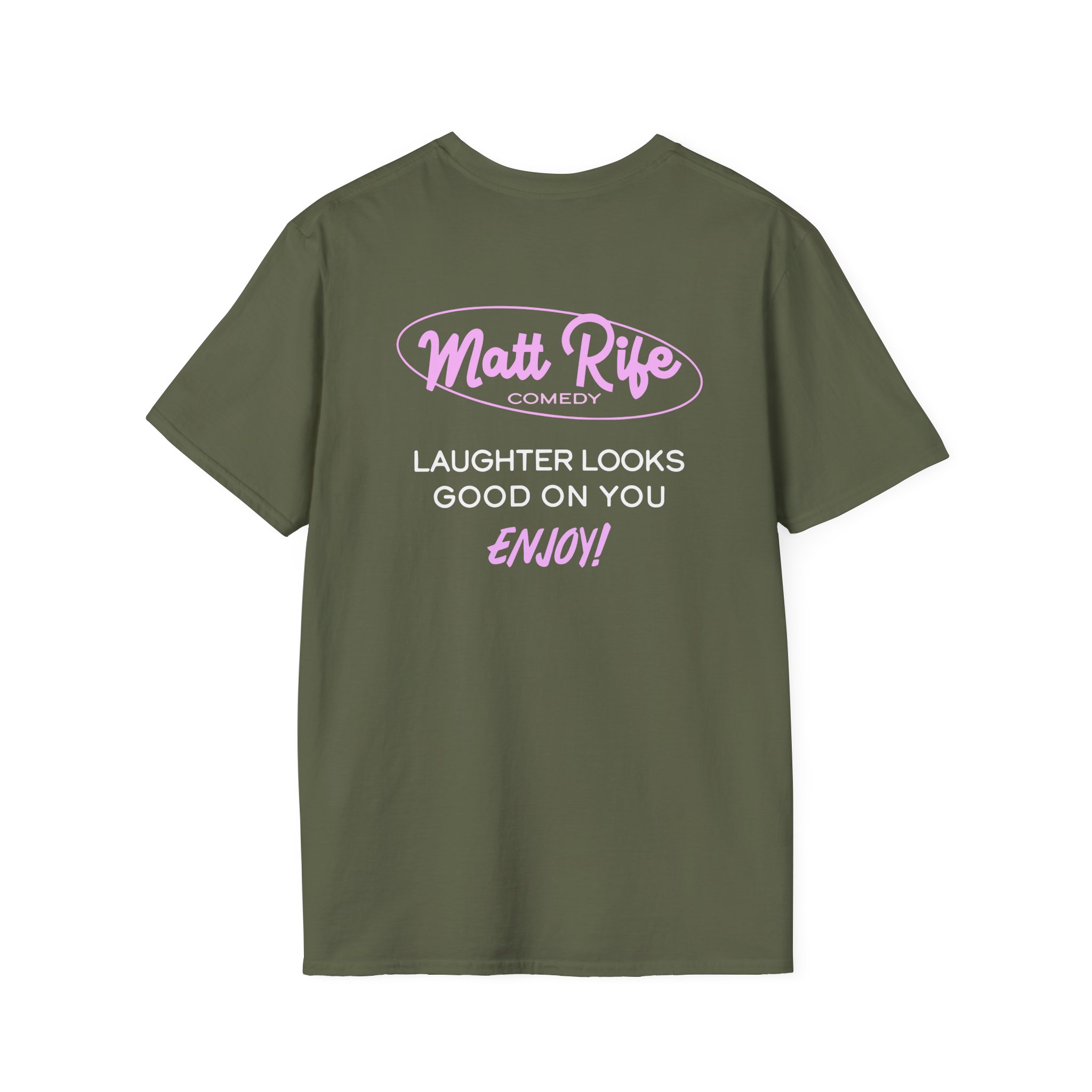 Matt Rife Laughter Looks Good on You Unisex Softstyle T-Shirt