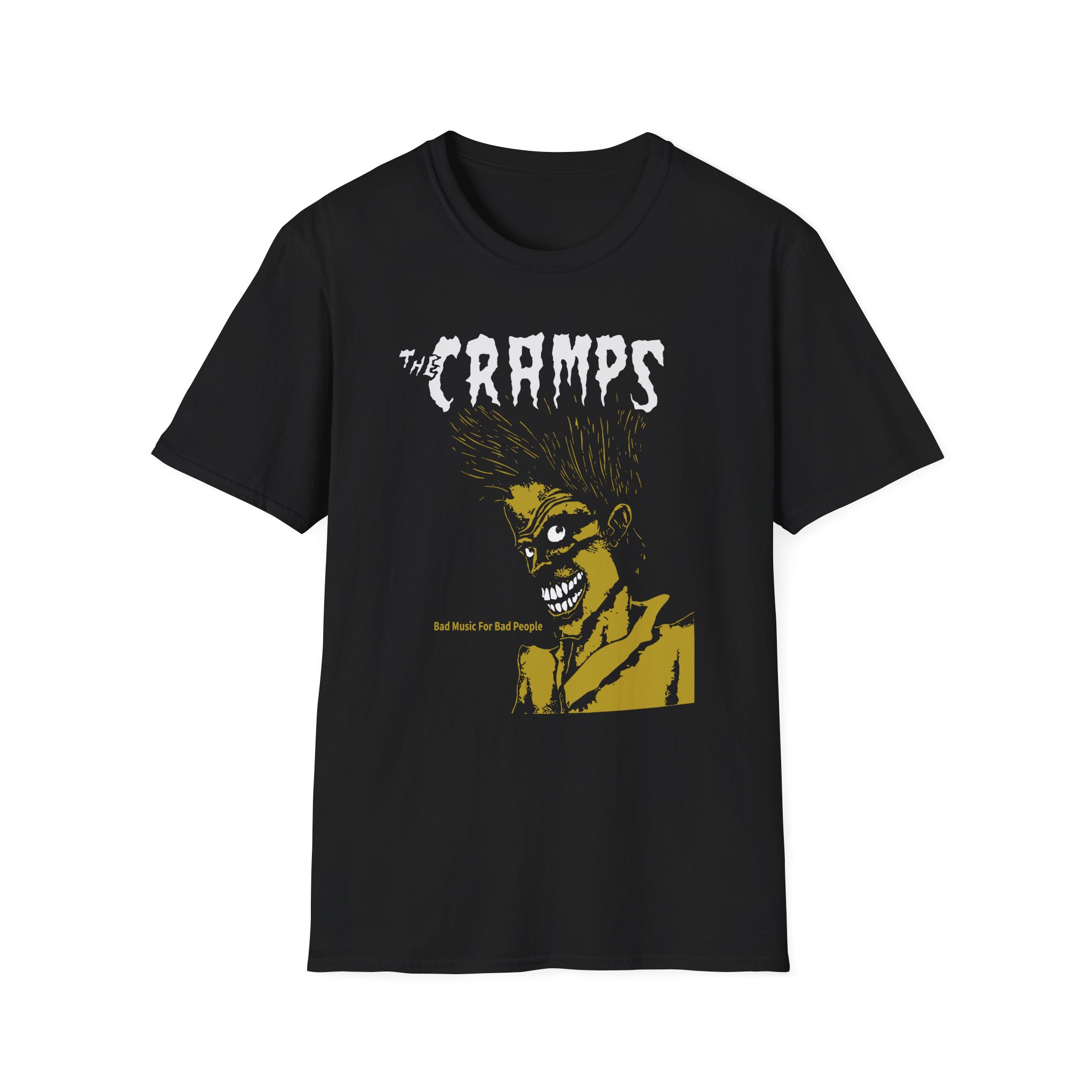 The Cramps Bad Music for Bad People Unisex Softstyle T-Shirt