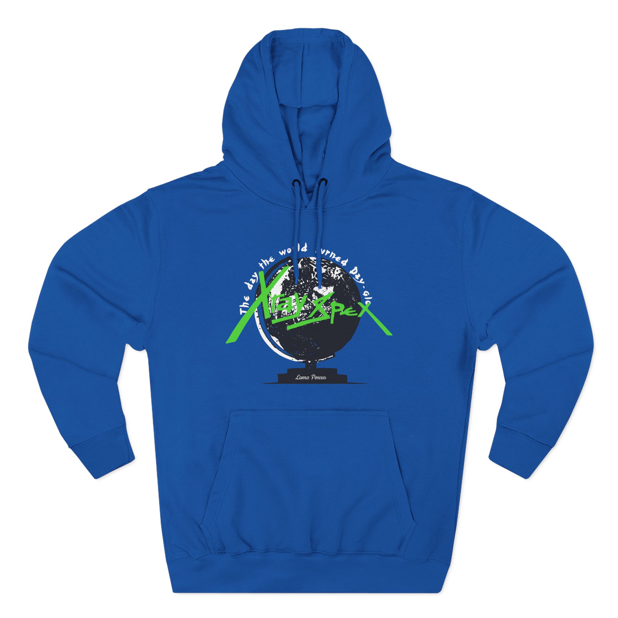 X-ray Spex Day-Glo Globe Three-Panel Fleece Hoodie