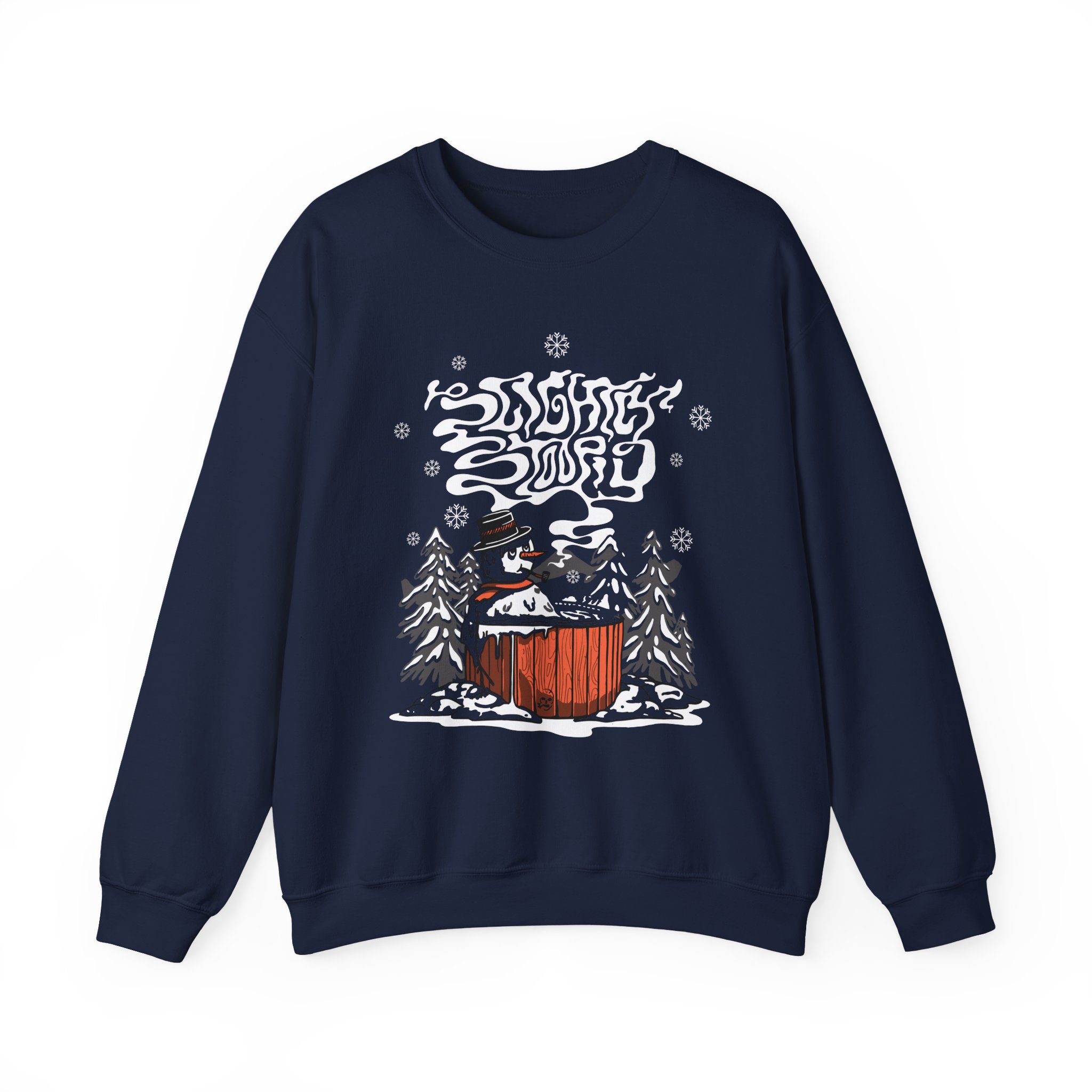Slightly Stoopid Snowman Unisex Heavy Blendâ„¢ Crewneck Sweatshirt