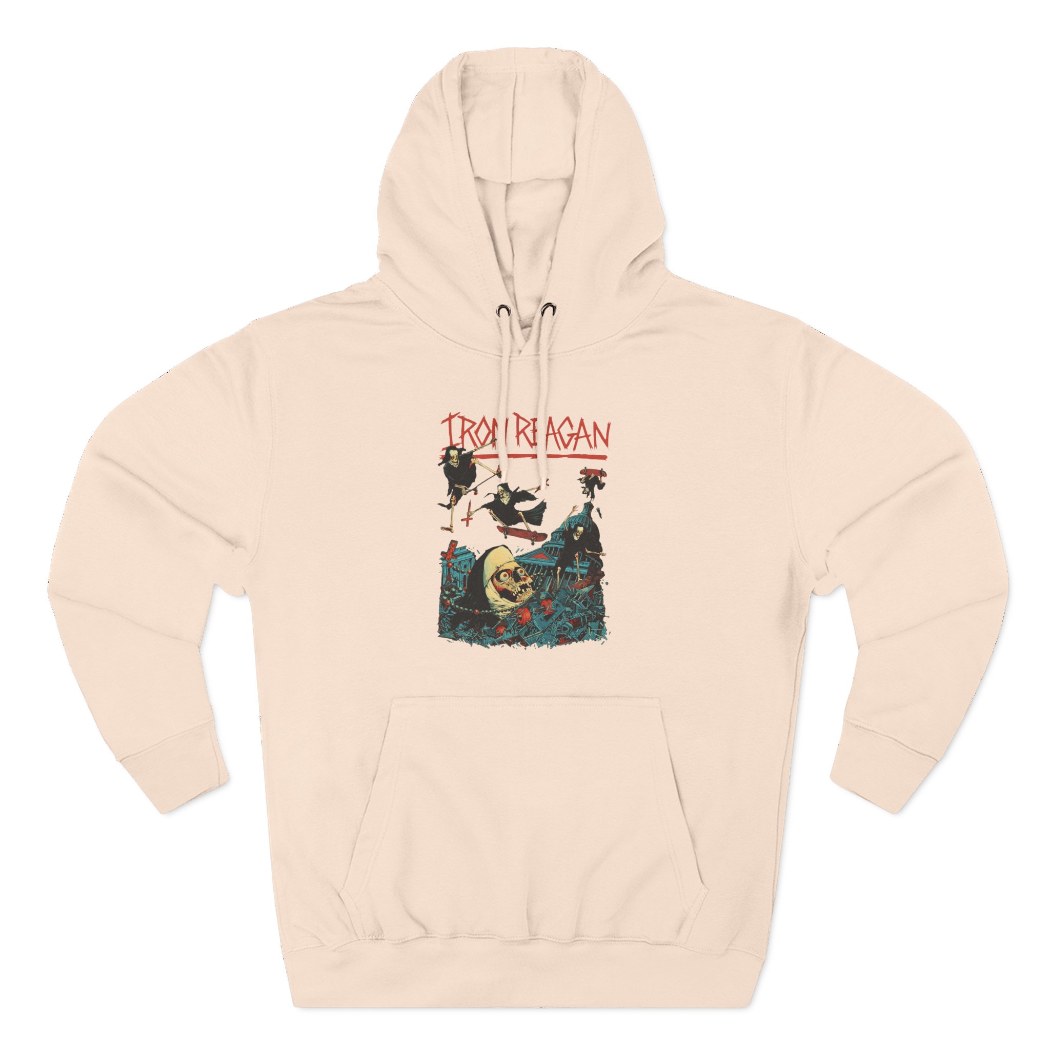 Iron Reagan Three-Panel Fleece Hoodie