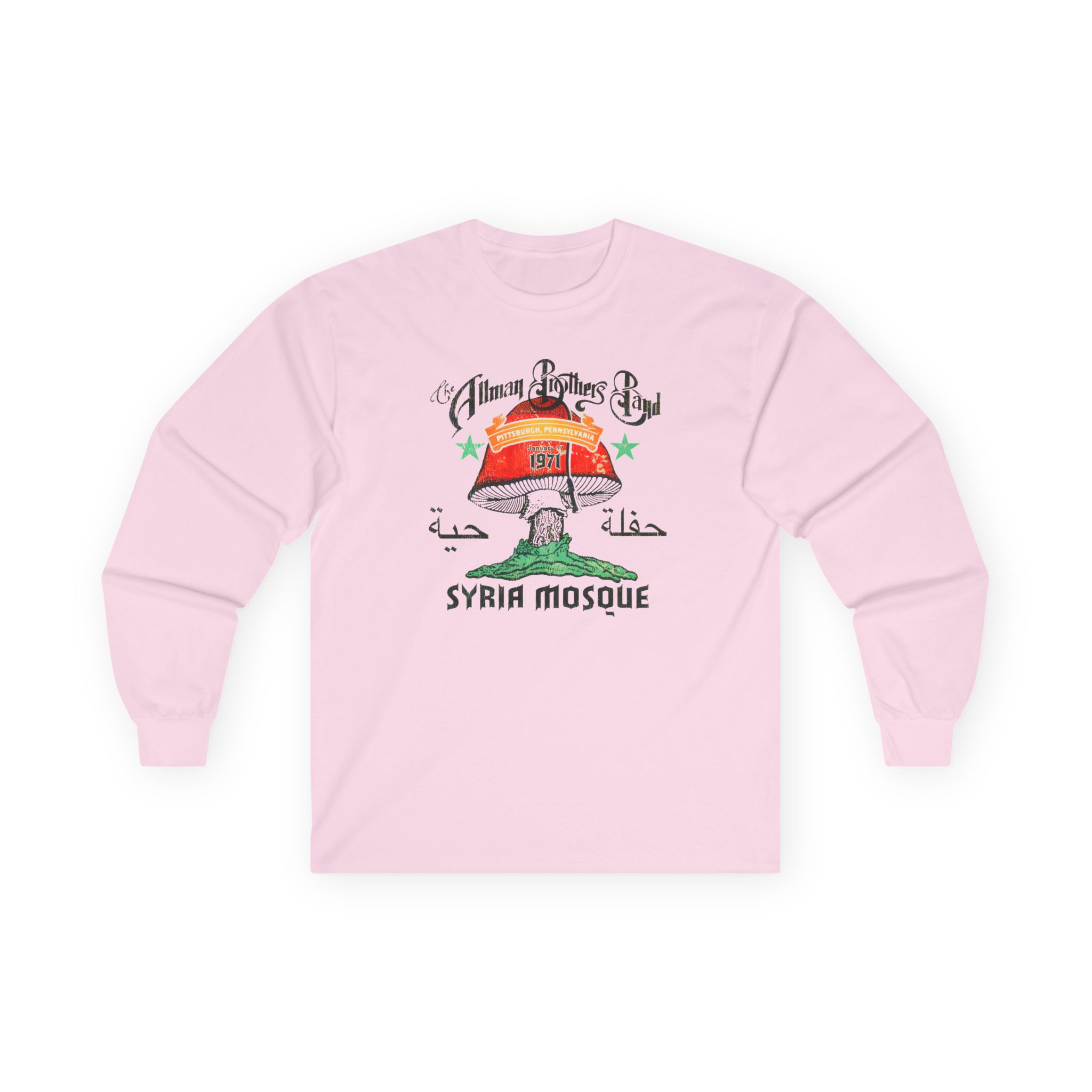 The Allman Brothers Pittsburgh 1971 Unisex Ultra Cotton Long Sleeve Tee