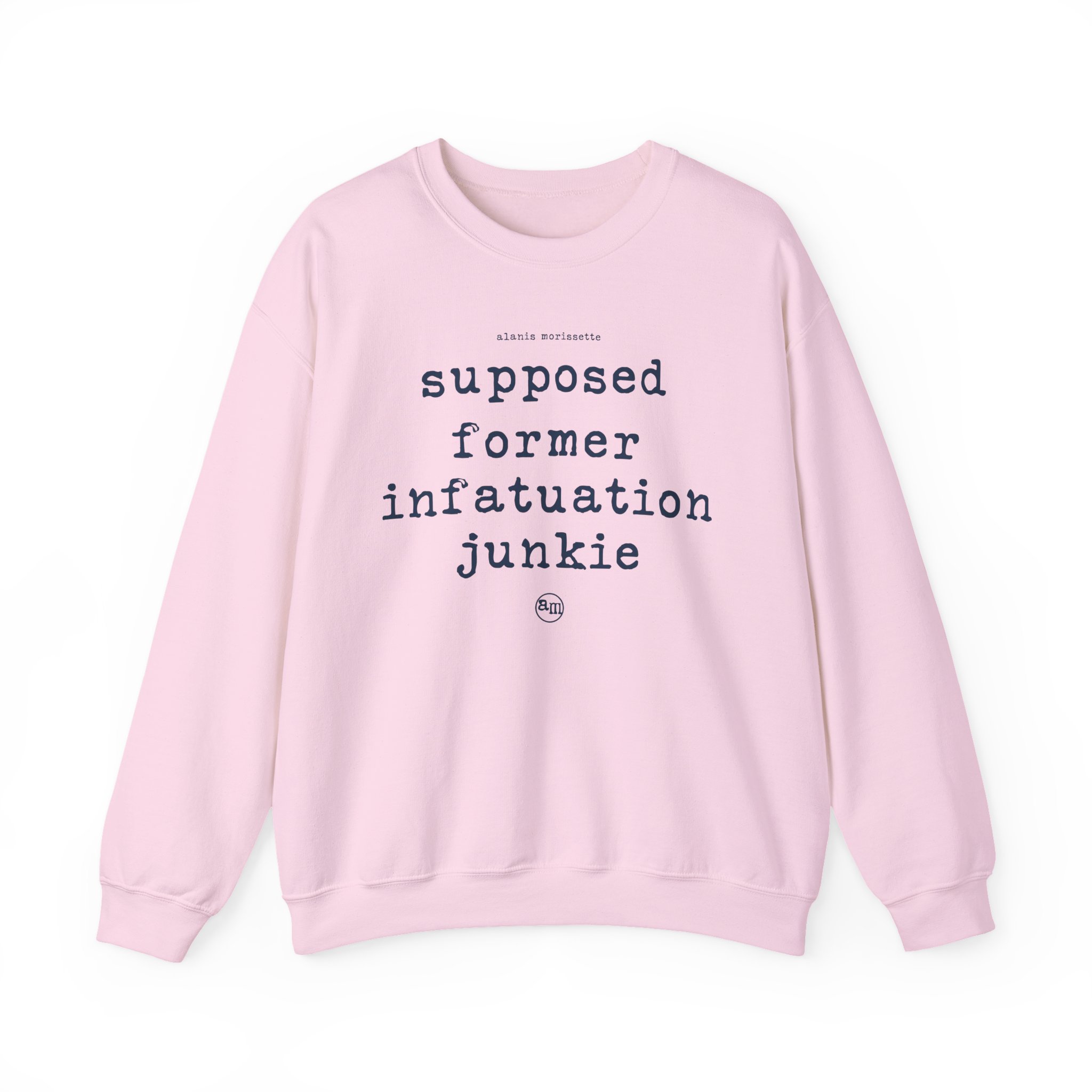 Alanis Morissette supposed former infatuation junkie Unisex Heavy Blendâ„¢ Crewneck Sweatshirt