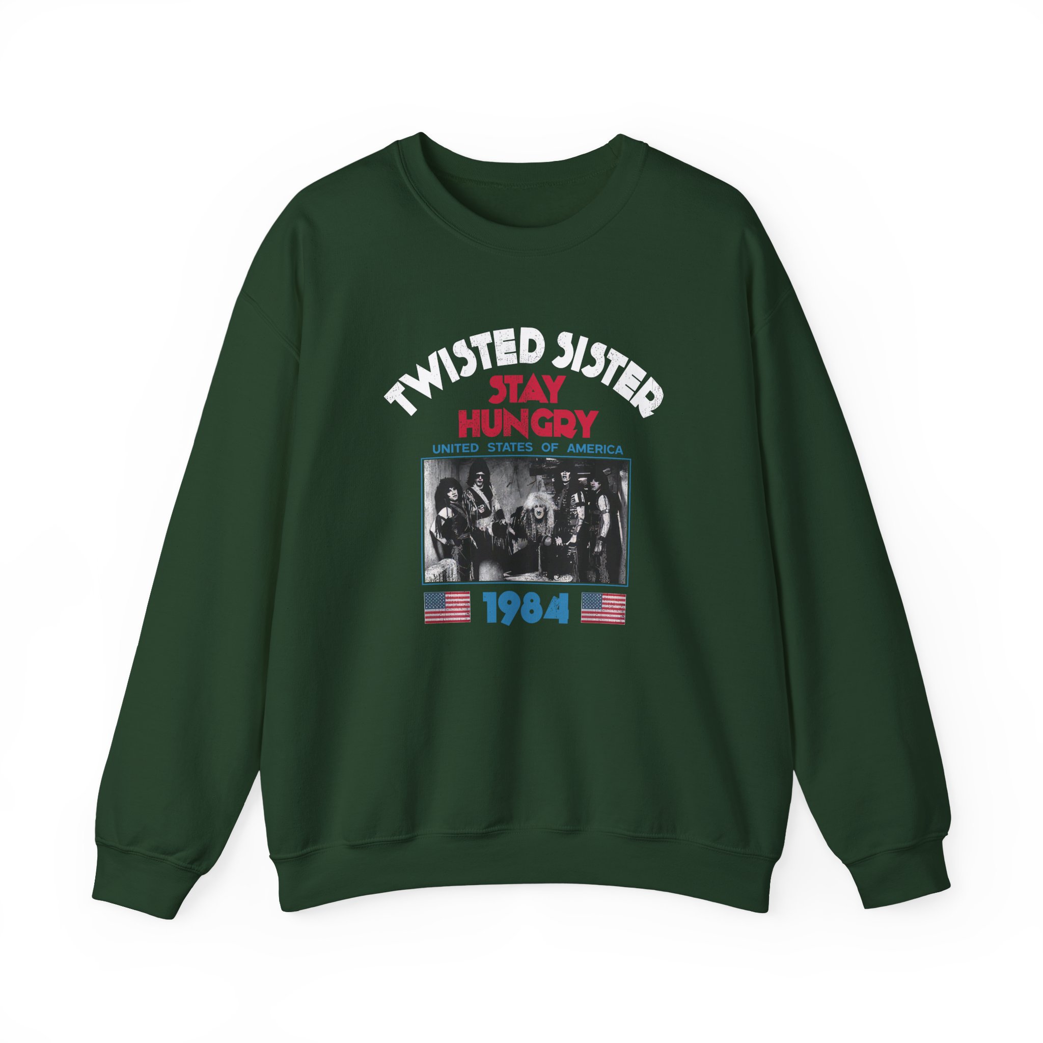 1984 Stay Hungry Tour Twisted Sisterv Unisex Heavy Blendâ„¢ Crewneck Sweatshirt